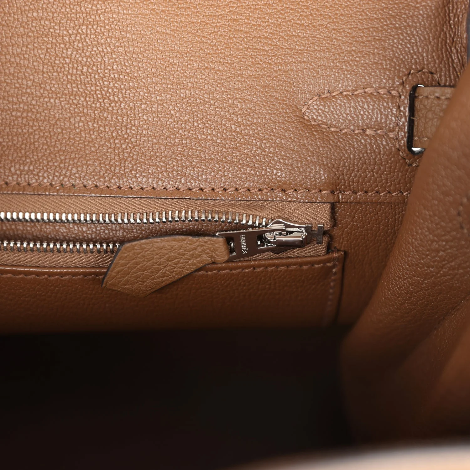 Replicate Hermes Birkin 25 Alezan Togo Palladium Hardware(1:1 replica)