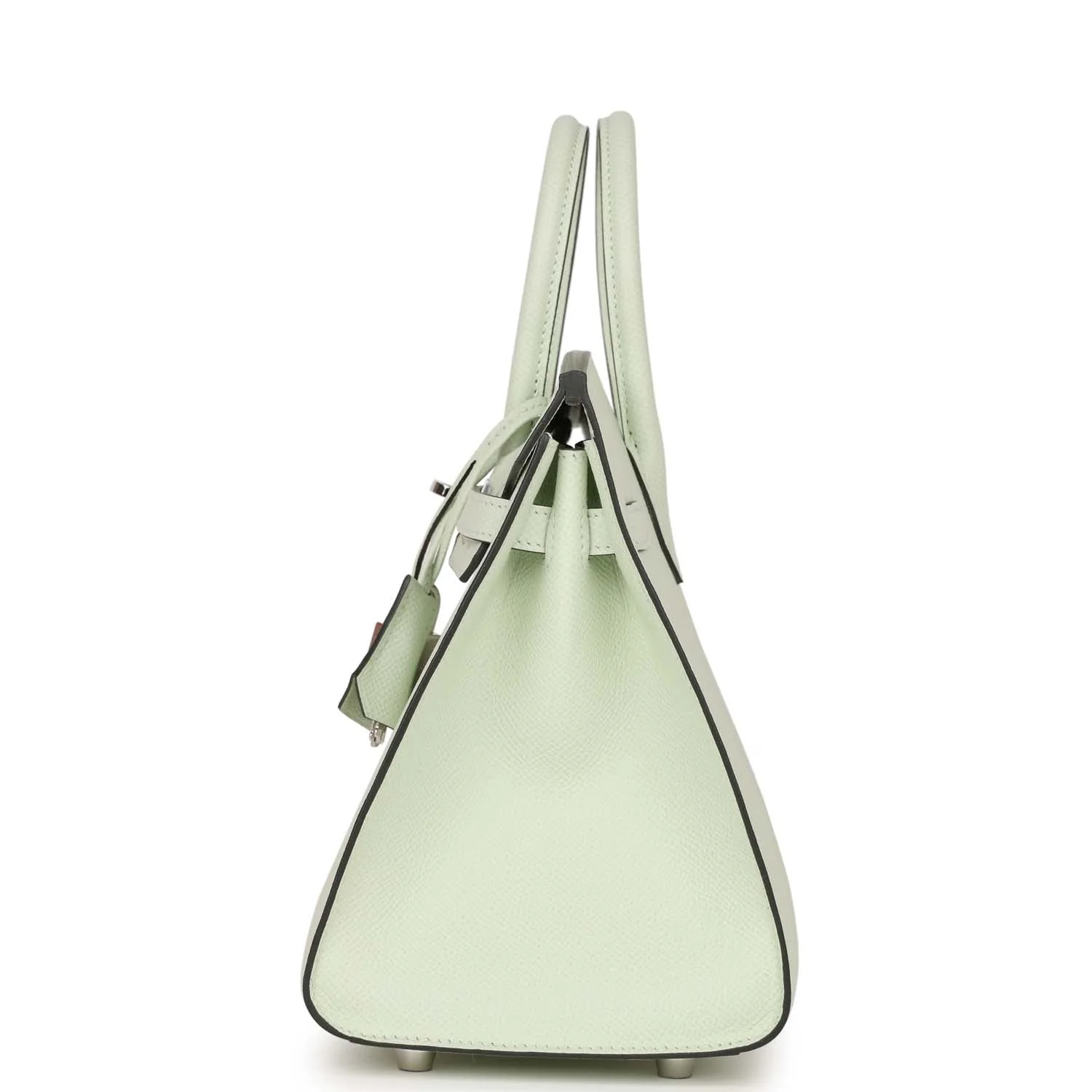 Replicate Hermes Birkin Sellier 25 Vert Fizz Epsom Palladium Hardware(1:1 replica)