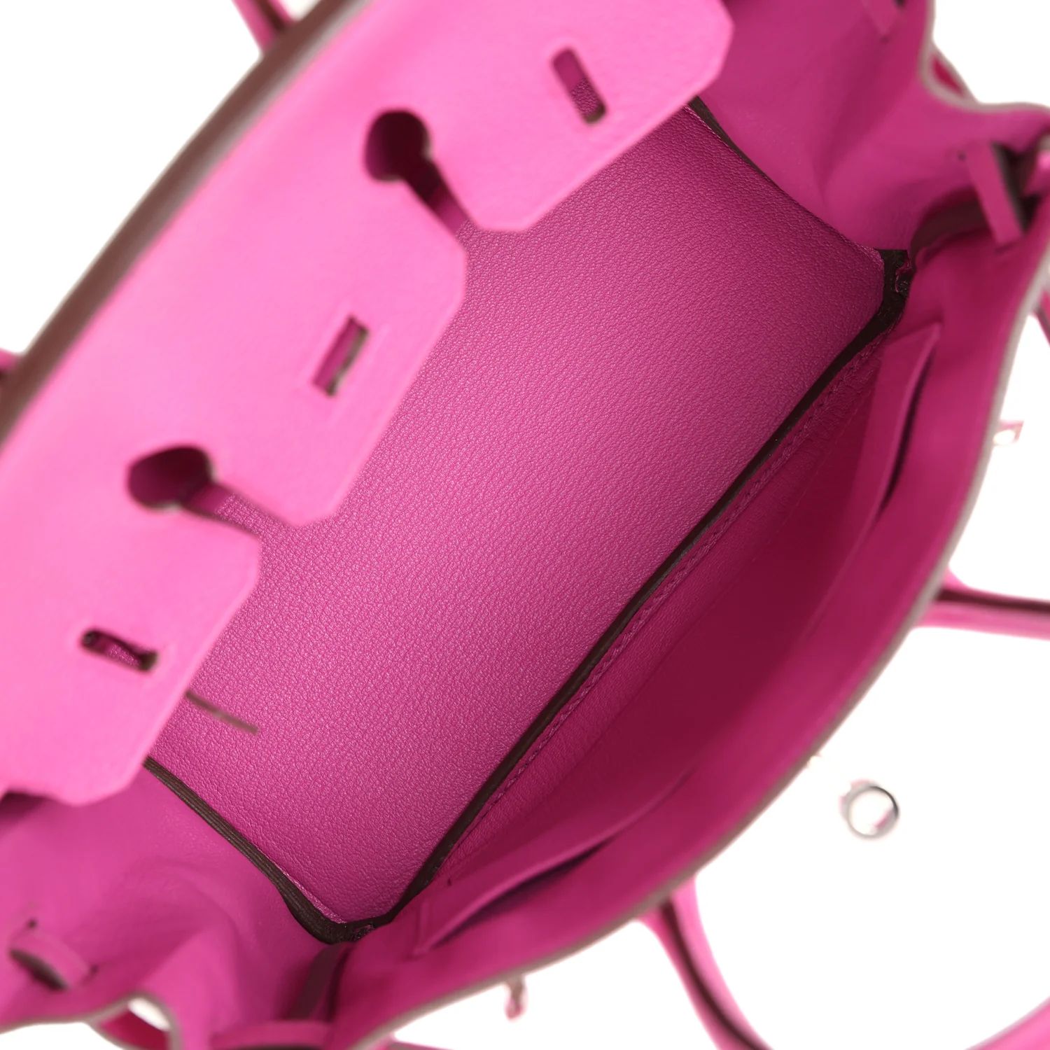 Replicate Hermes Birkin 25 Rose Pourpre Togo Palladium Hardware(1:1 replica)