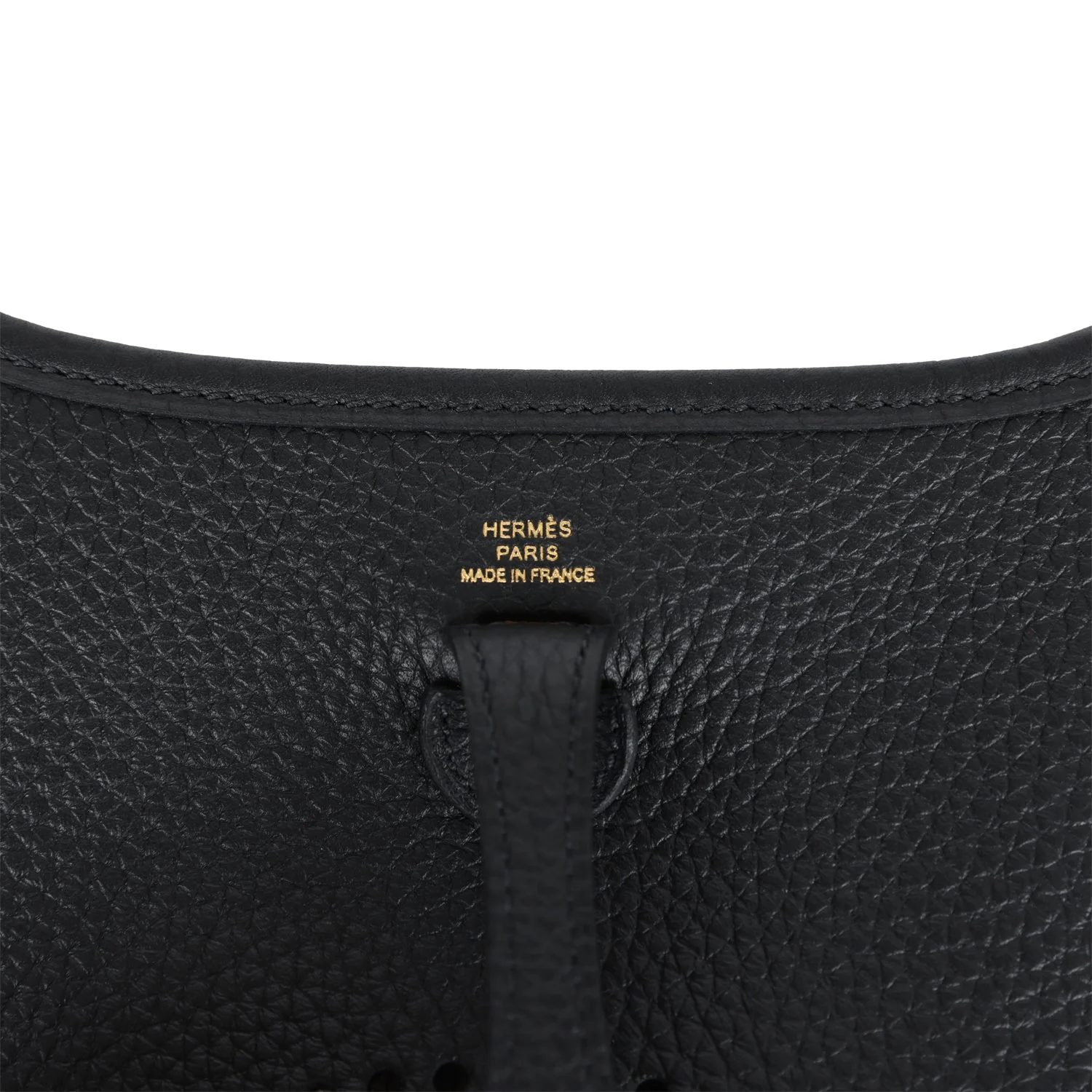 Replicate Hermes Evelyne TPM Black Clemence Gold Hardware(1:1 replica)