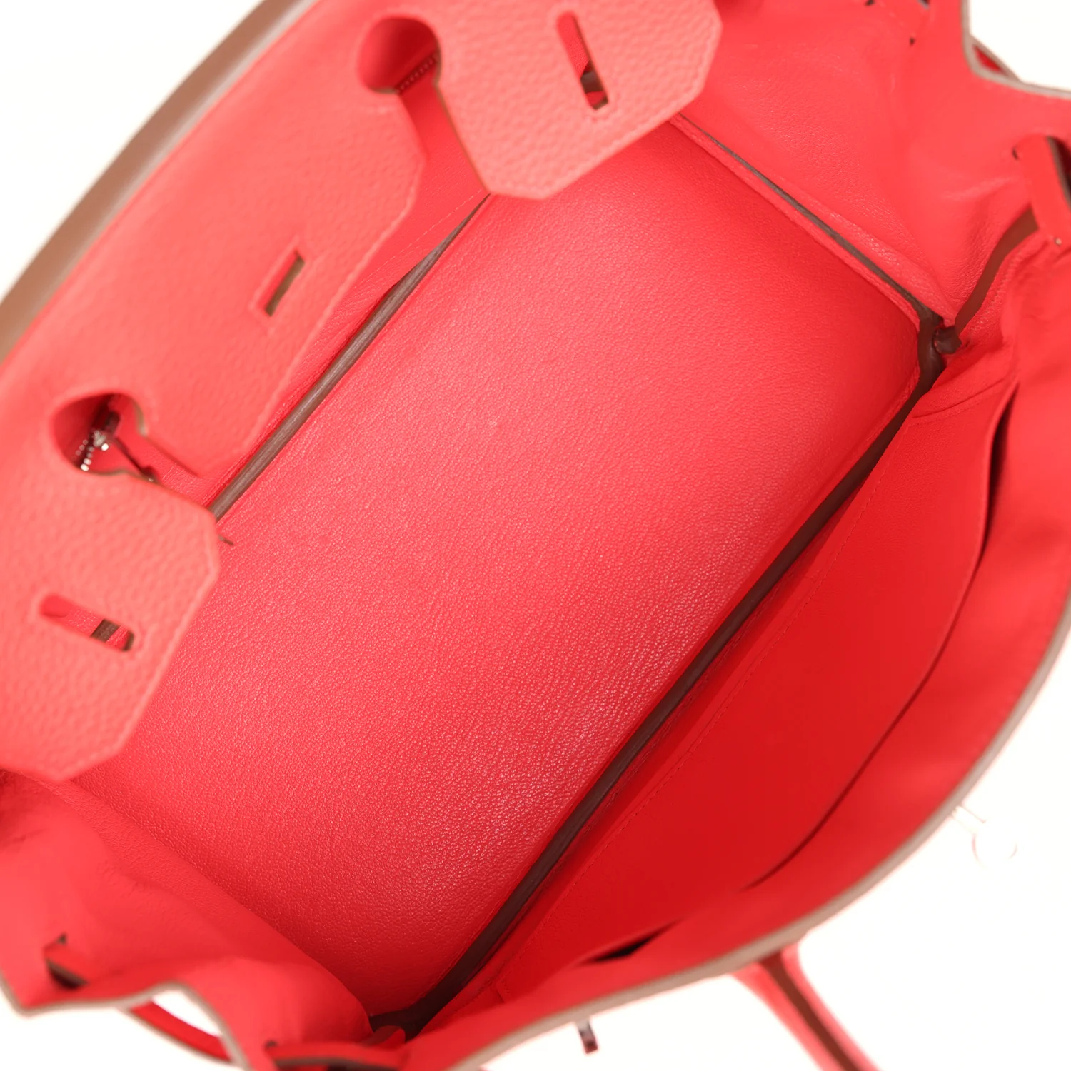 Replicate Hermes Birkin 30 Rose Jaipur Clemence Palladium Hardware(1:1 replica)