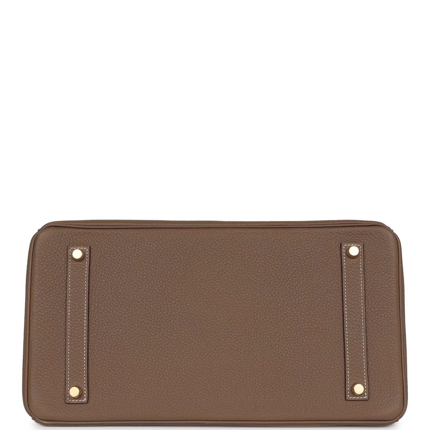 Replicate Hermes Birkin 35 Etoupe Togo Gold Hardware(1:1 replica)