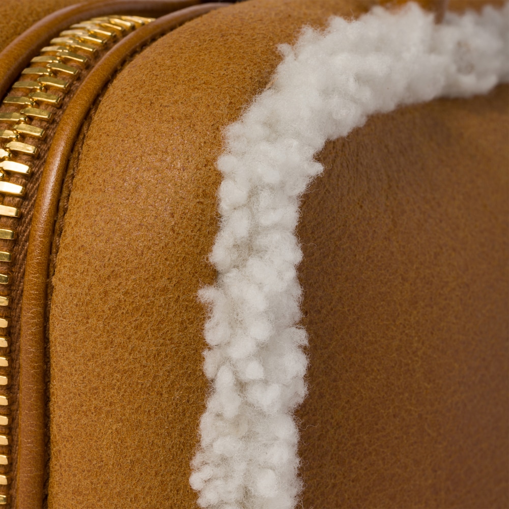 Replicate Beau shearling top-handle bag(1:1 replica)