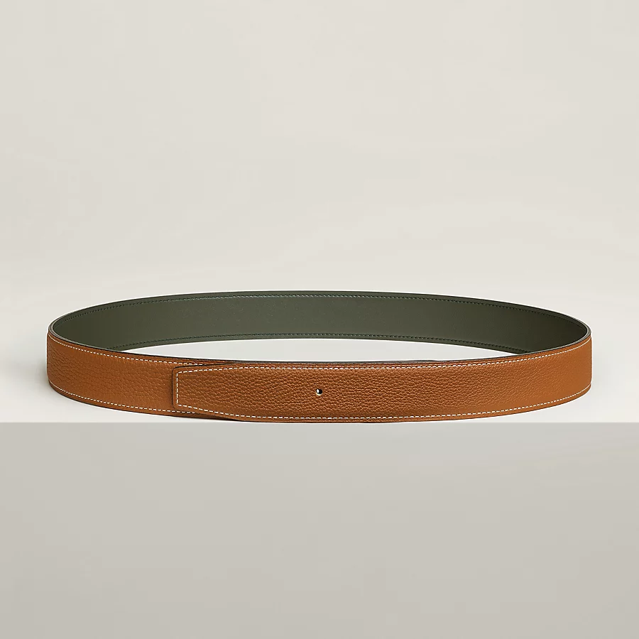 Replicate 32mm reversible belt leather(1:1 replica)