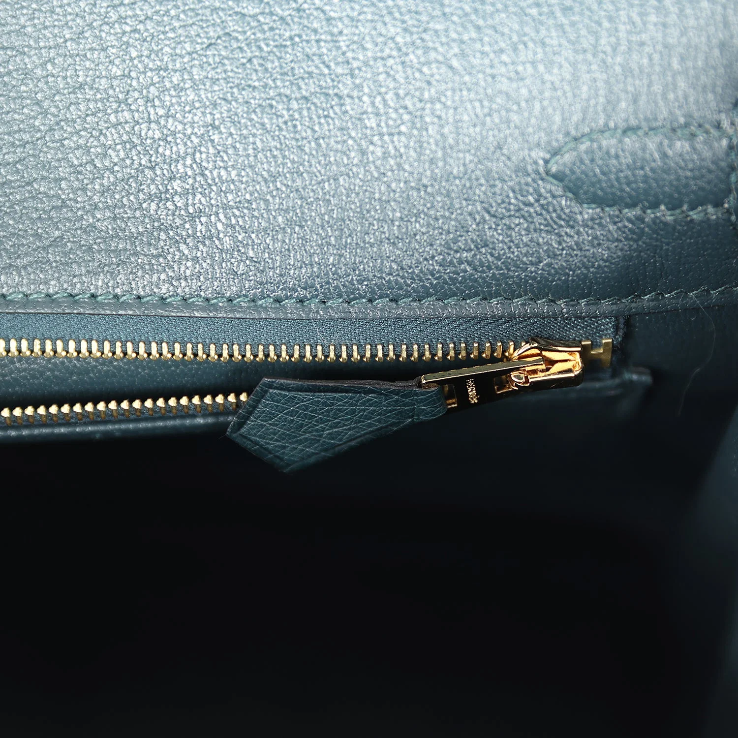 Replicate Hermes Birkin 25 Vert Cypres Ostrich Gold Hardware(1:1 replica)