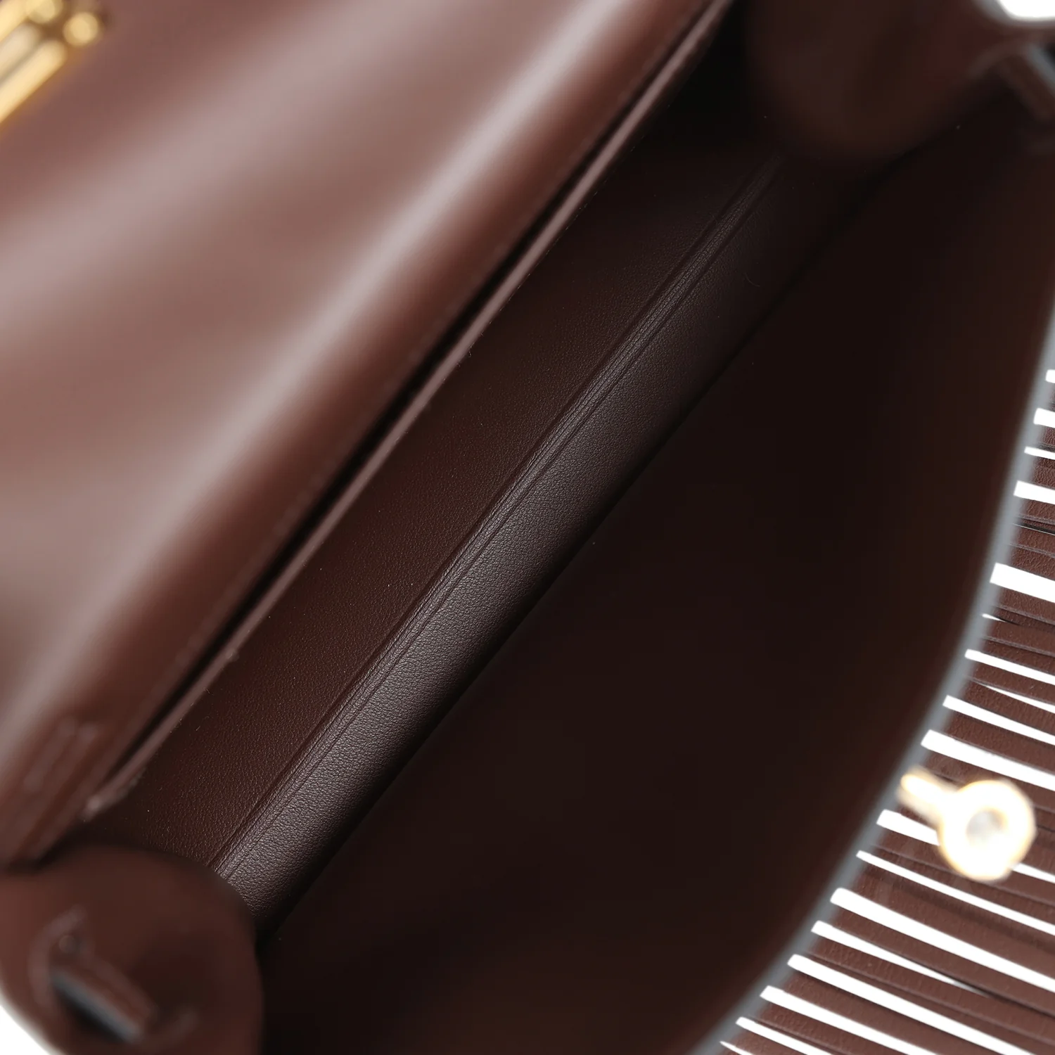 Replicate Hermes Kelly Danse Anate Moka Swift Gold Hardware(1:1 replica)