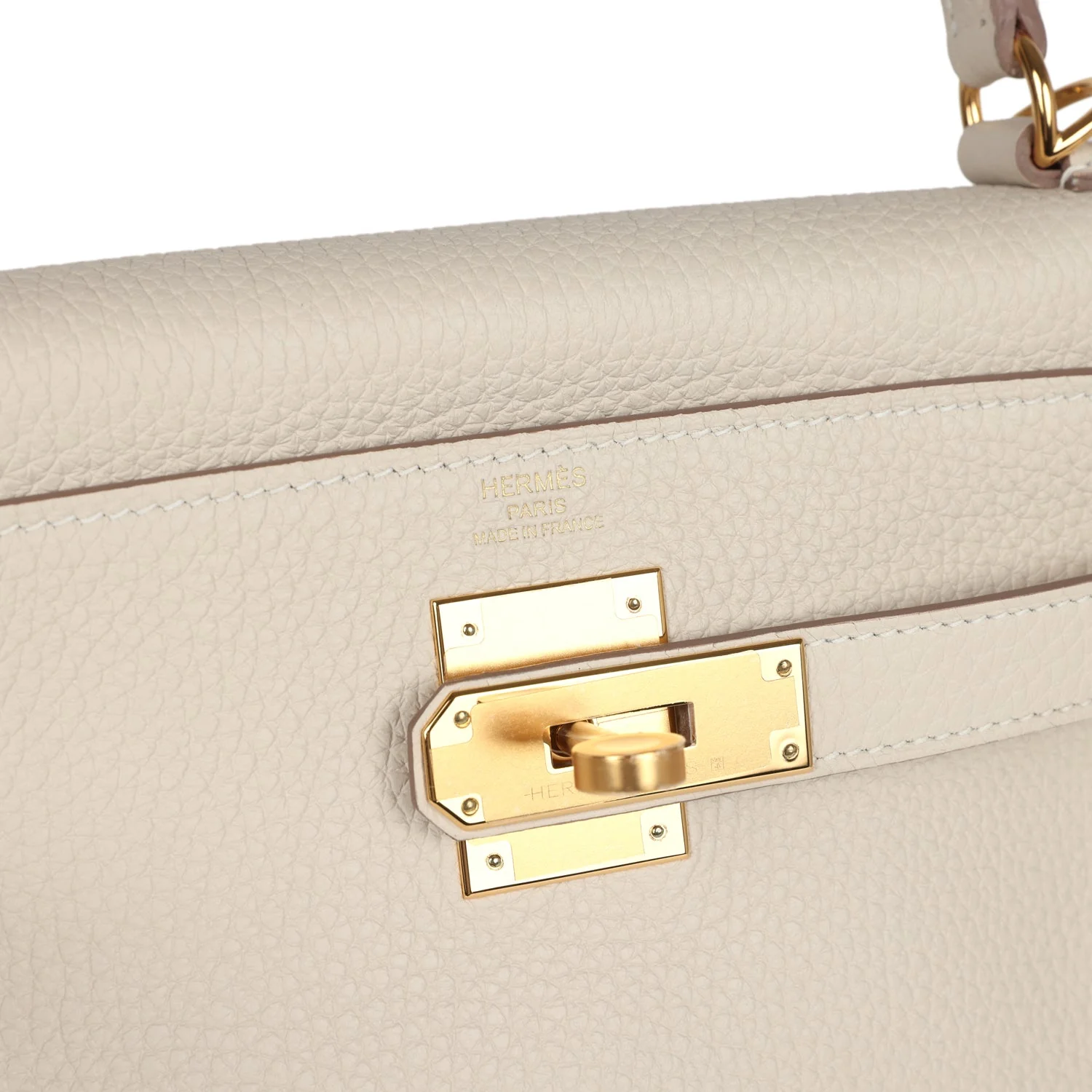 Replicate Hermes Kelly Retourne 28 Craie Togo Gold Hardware(1:1 replica)