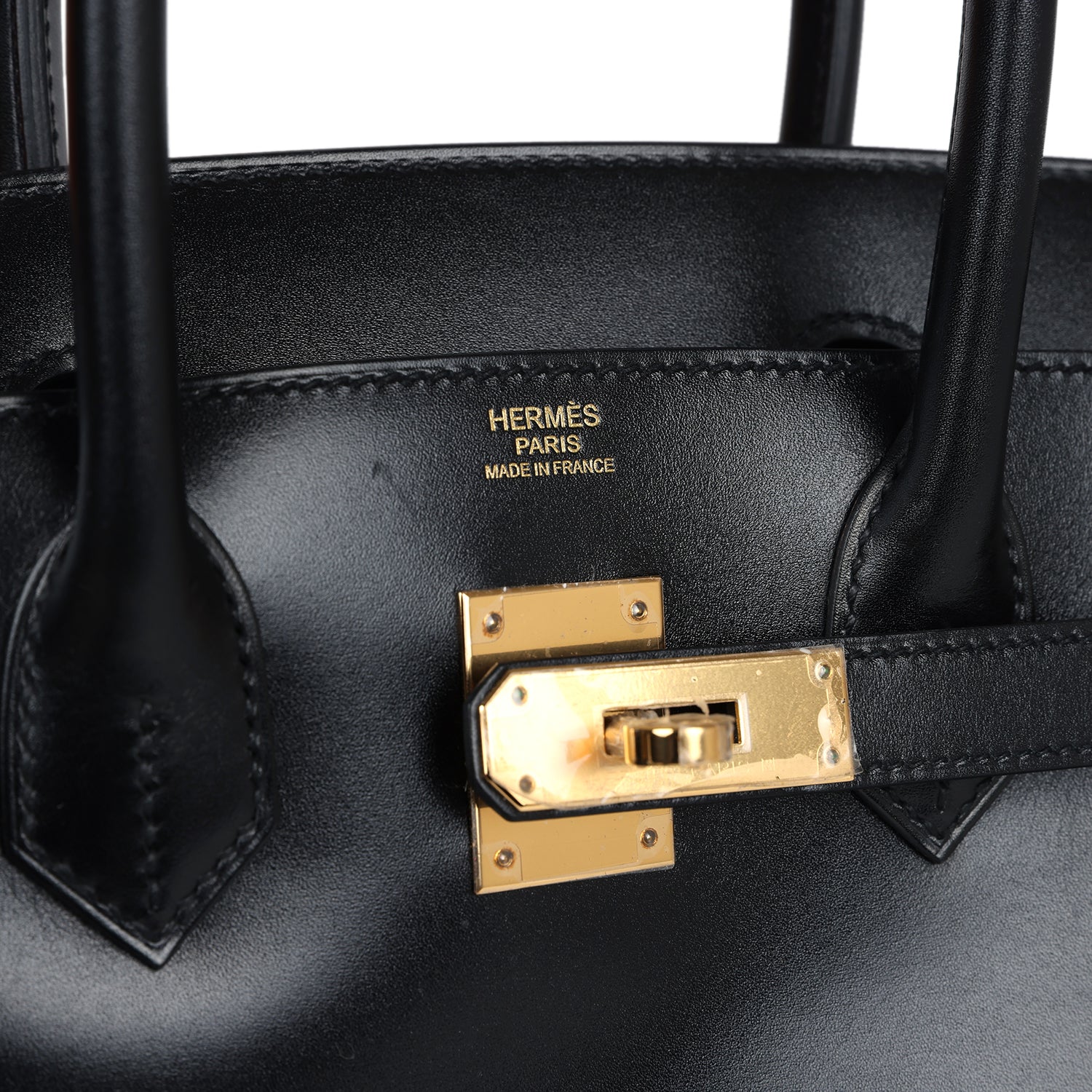 Replicate Hermes Birkin 30 Black Box Gold Hardware(1:1 replica)