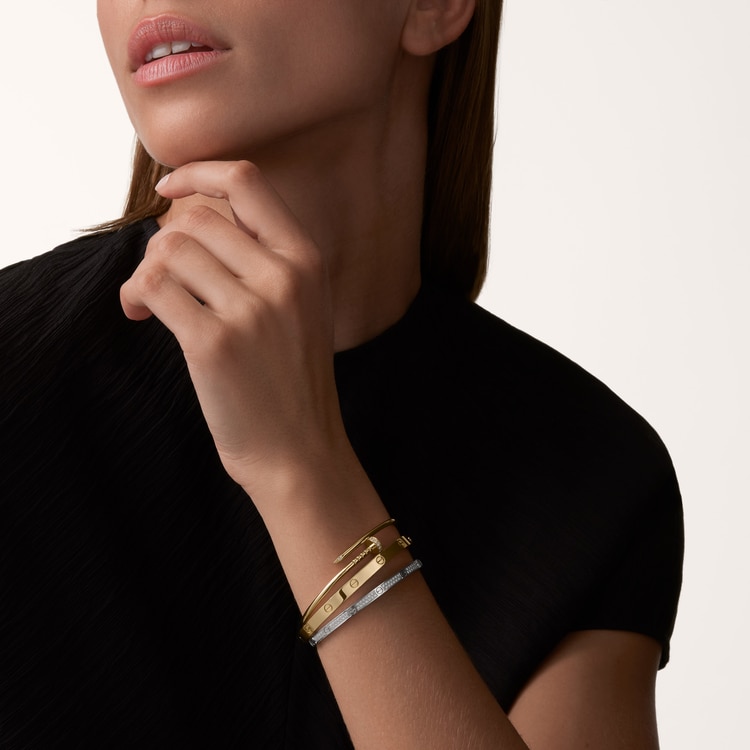 Replicate LOVE bracelet, small model, paved(1:1 replica)