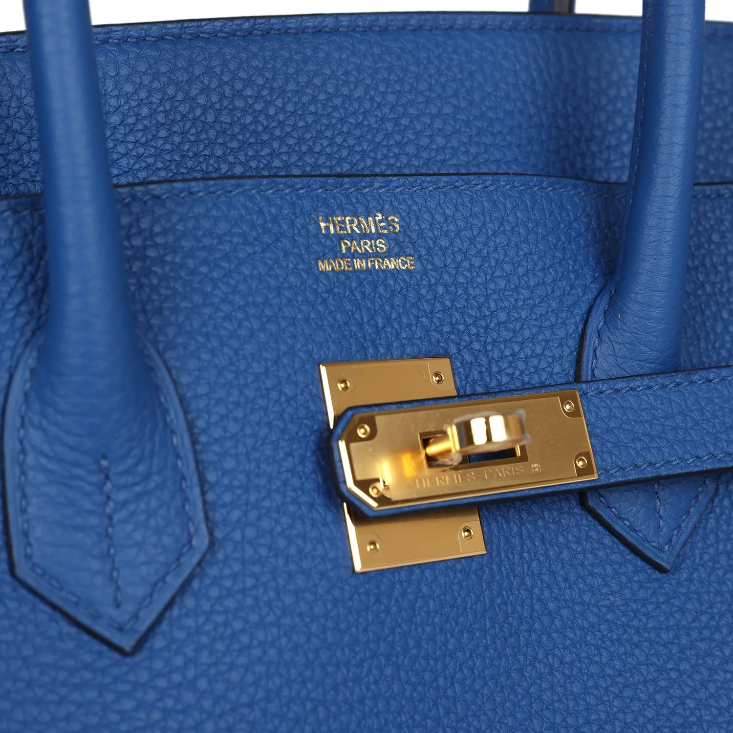 Replicate Hermes Birkin 35 Bleu Royal Togo Gold Hardware(1:1 replica)