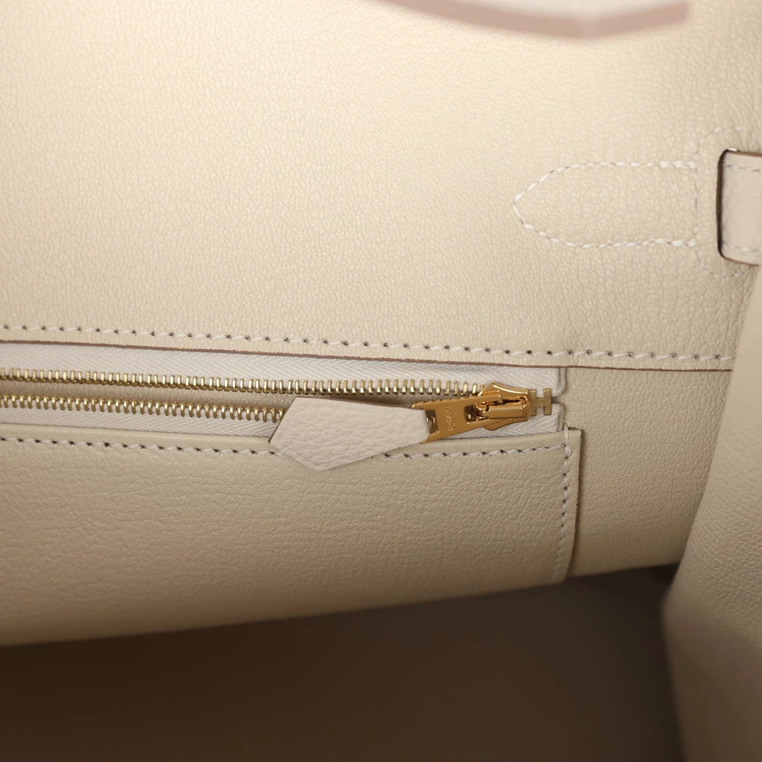 Replicate Hermes Birkin 35 Craie Togo Gold Hardware(1:1 replica)