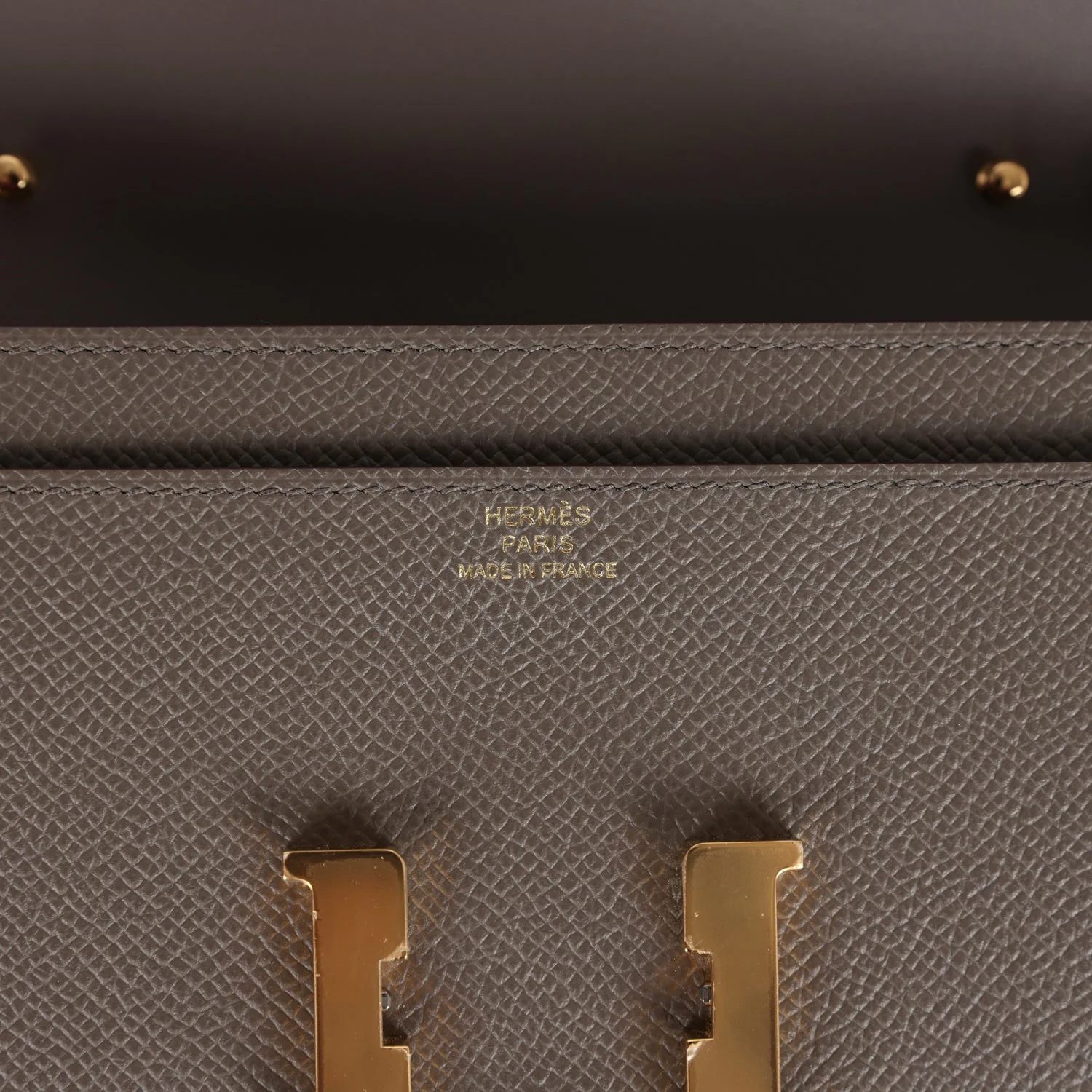 Replicate Hermes Constance Wallet To Go Etain Epsom Gold Hardware(1:1 replica)