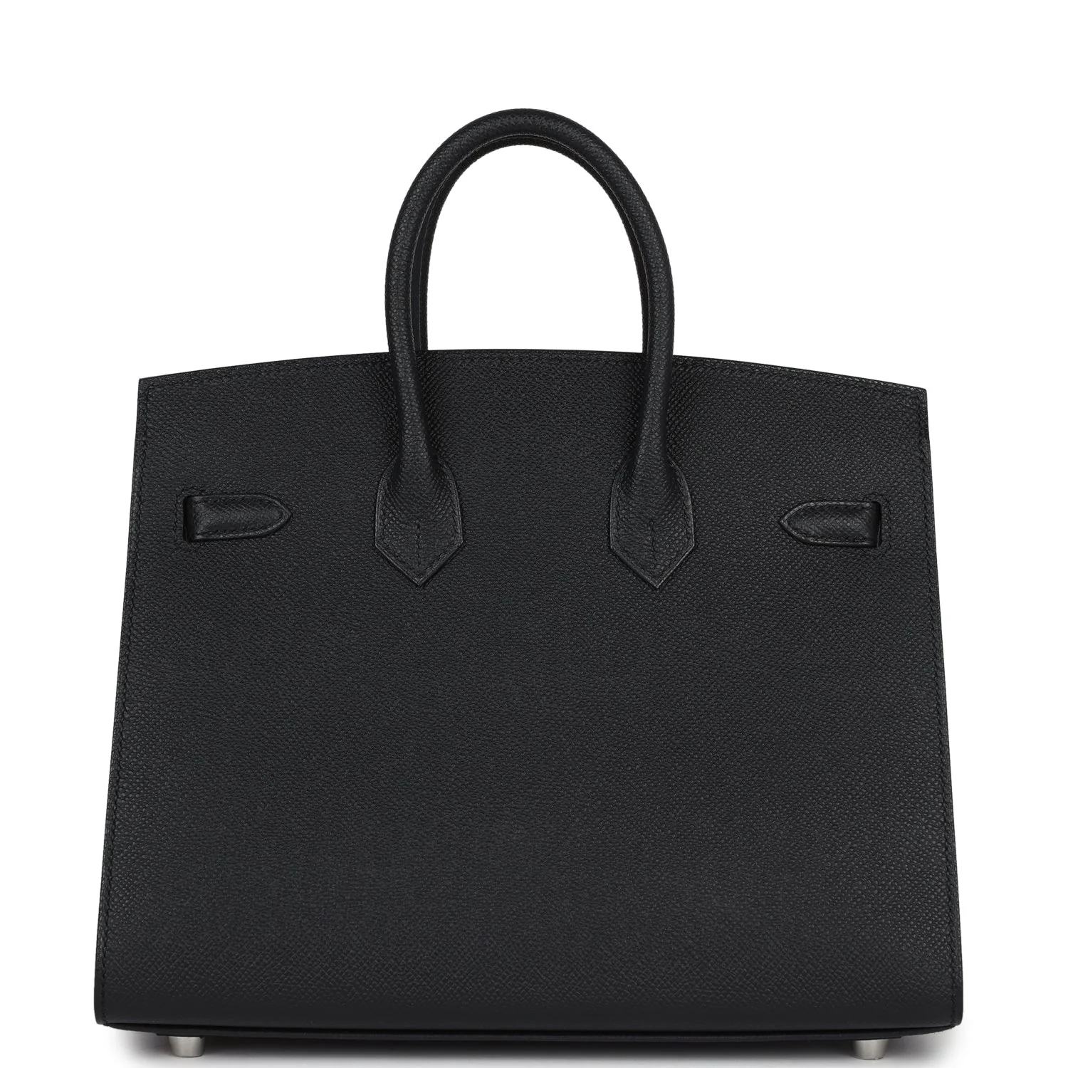 Replicate Hermes Birkin Sellier 25 Black Epsom Electrum Hardware(1:1 replica)