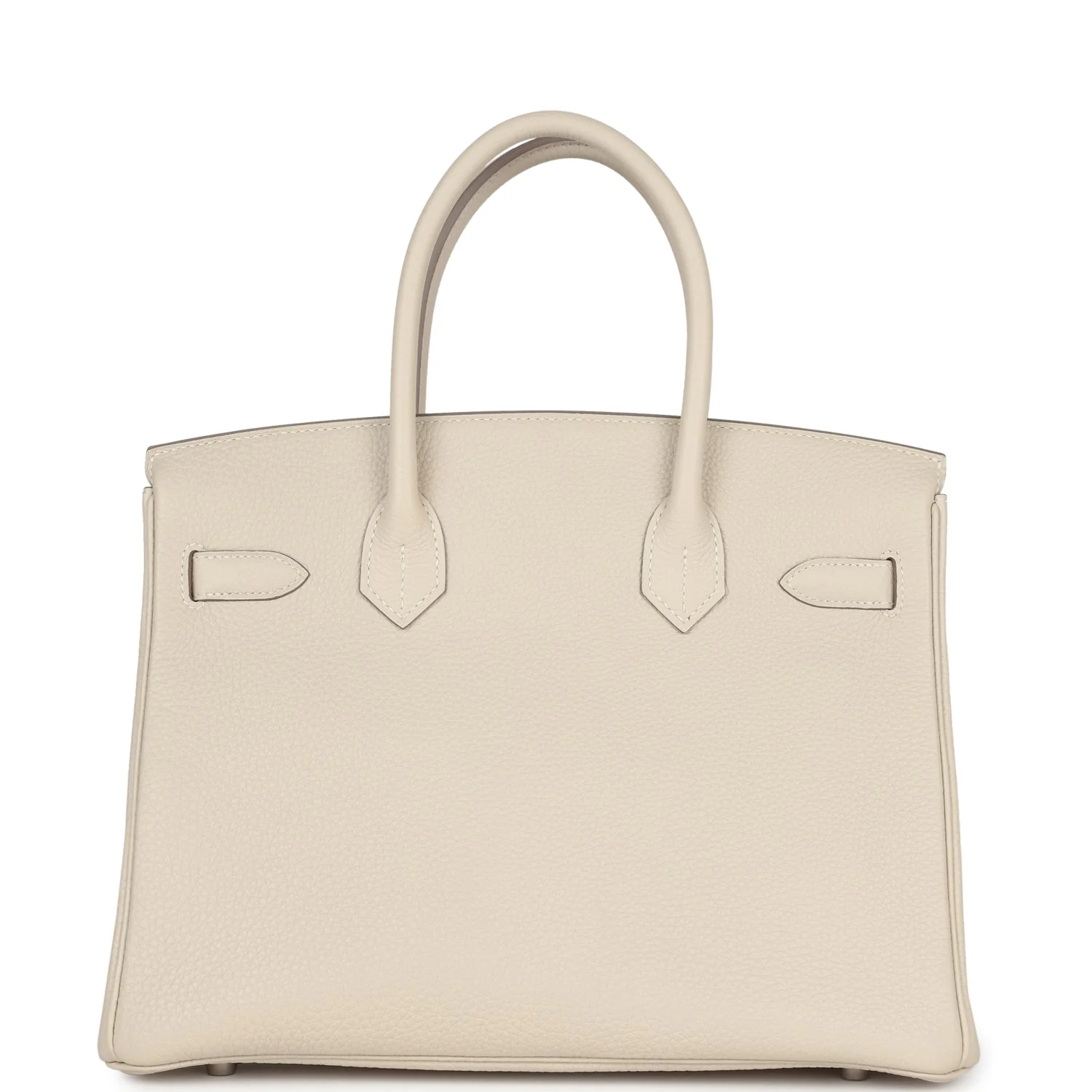 Replicate Hermes Birkin 30 Craie Togo Palladium Hardware(1:1 replica)