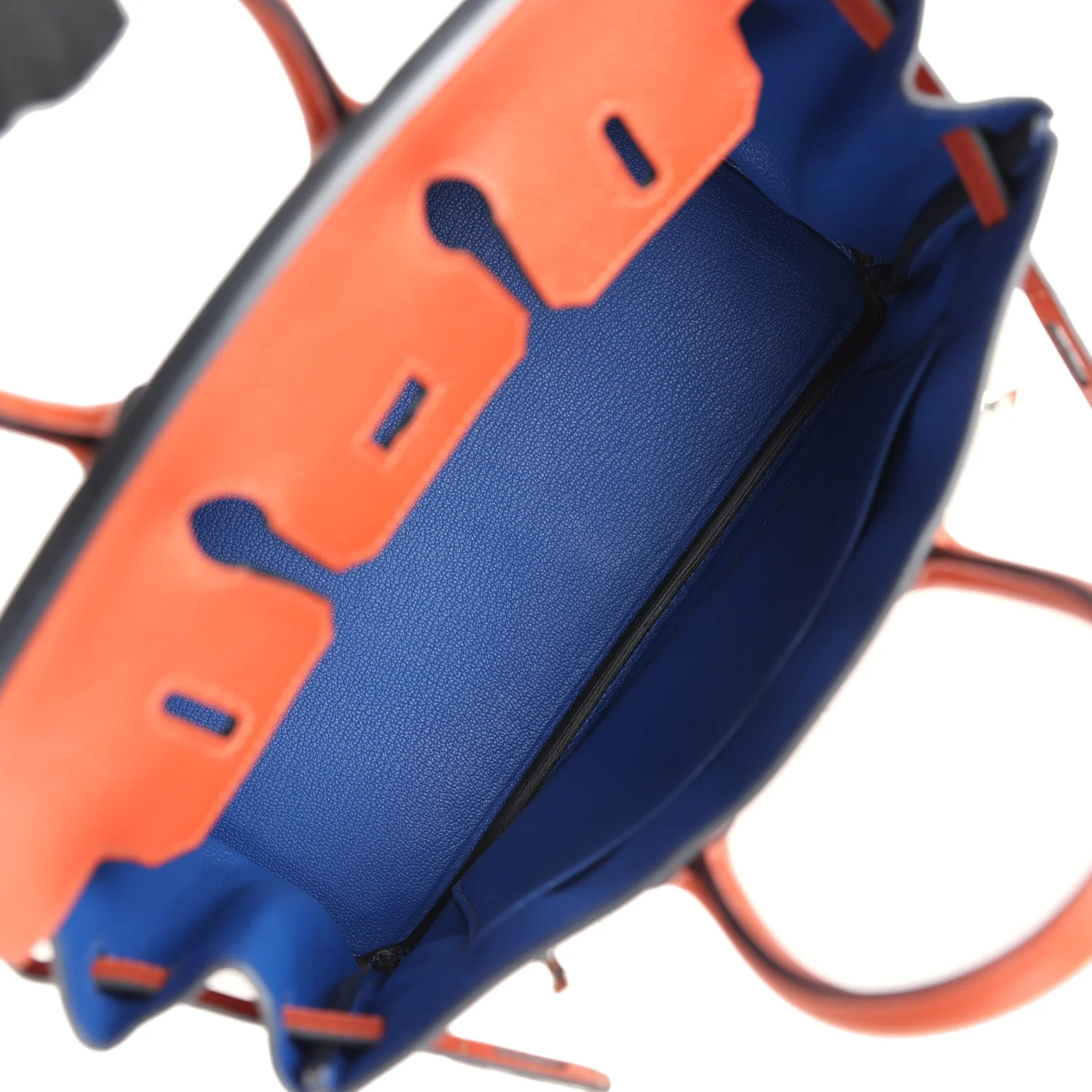 Replicate Hermes Birkin 25 Cuirve Verso Taurillon Novillo Palladium Hardware(1:1 replica)