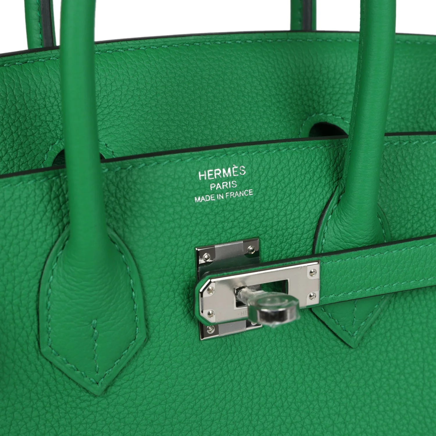 Replicate Hermes Birkin 25 Bambou Togo Palladium Hardware(1:1 replica)