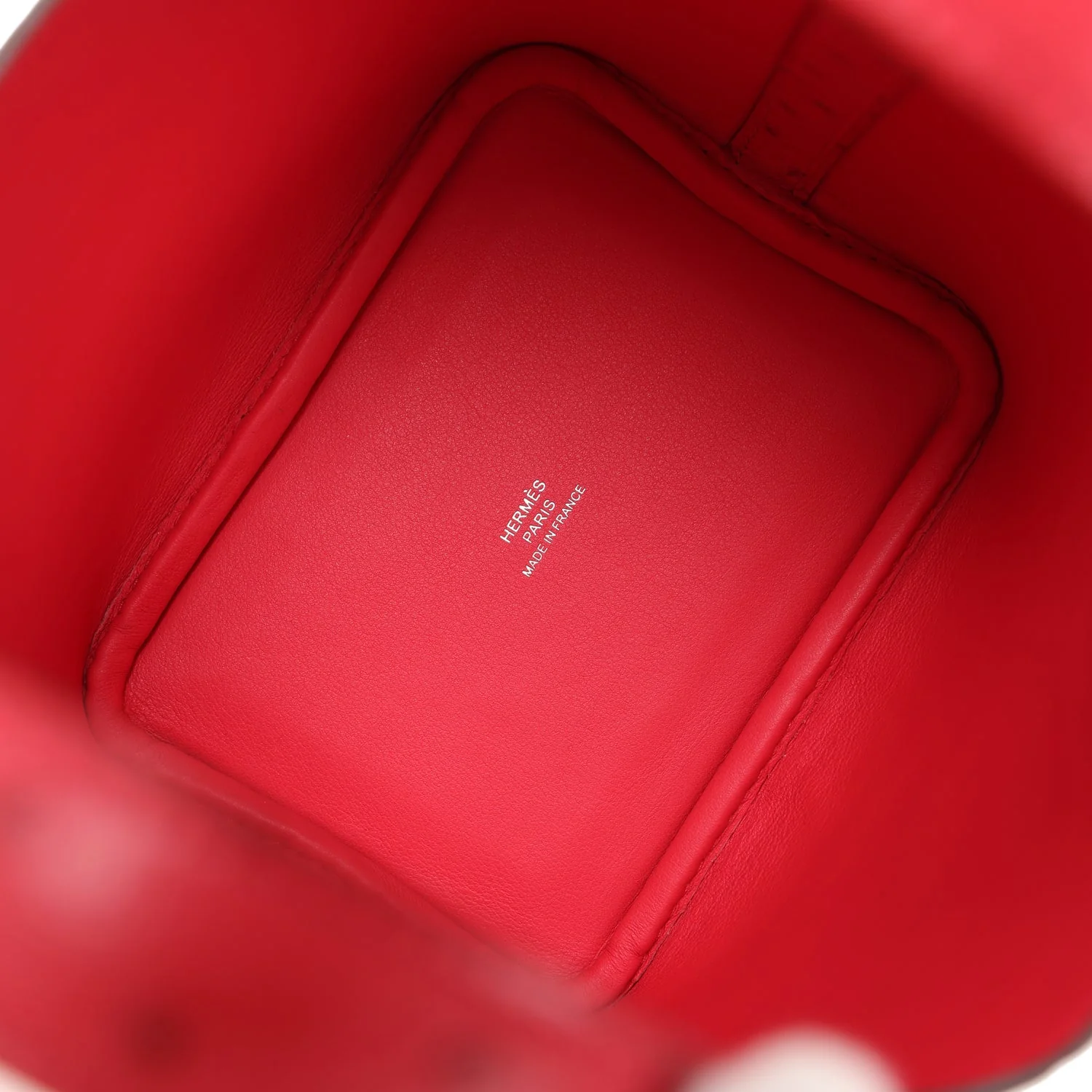 Replicate Hermes Micro Picotin Lock 14 Bougainvillea Ostrich Palladium Hardware(1:1 replica)