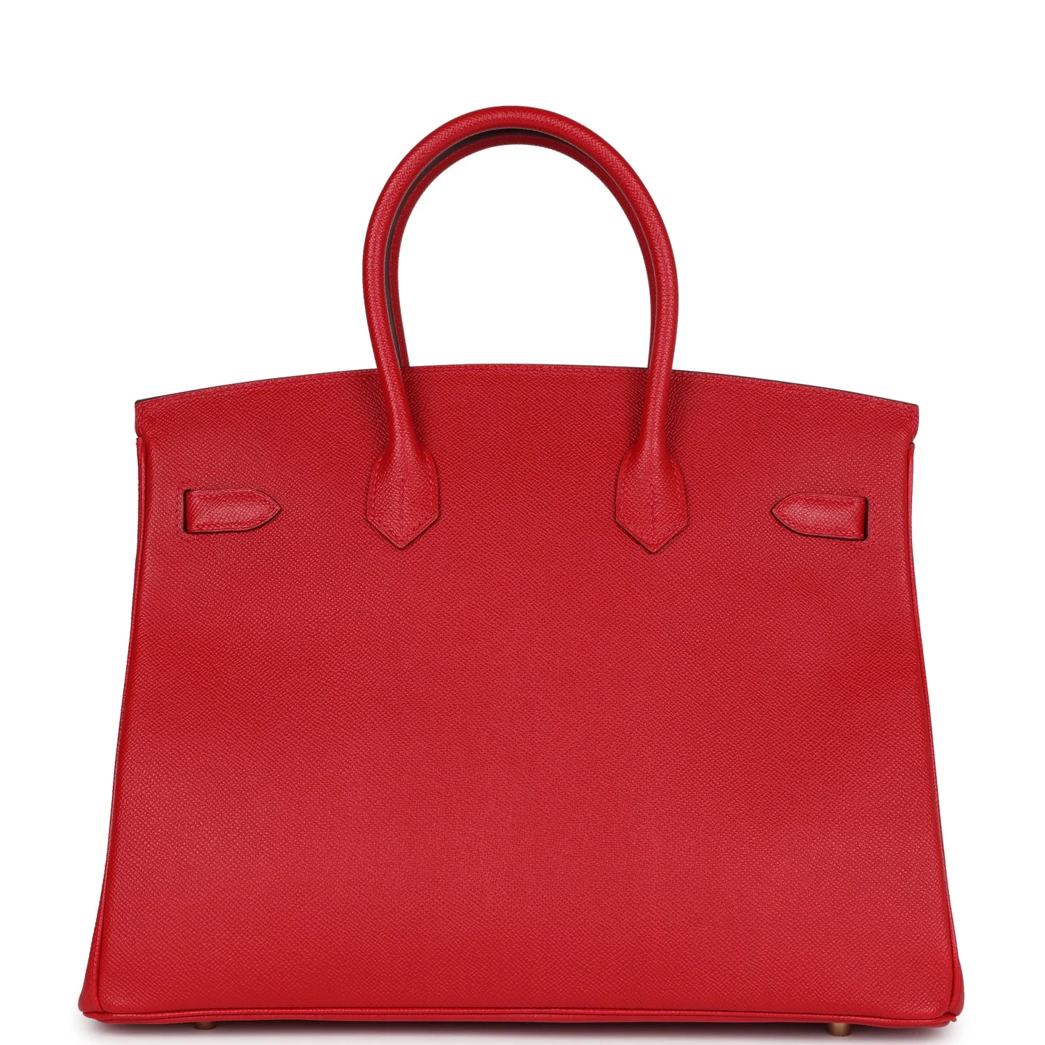 Replicate Hermes Birkin 35 Rouge Casaque Epsom Gold Hardware(1:1 replica)