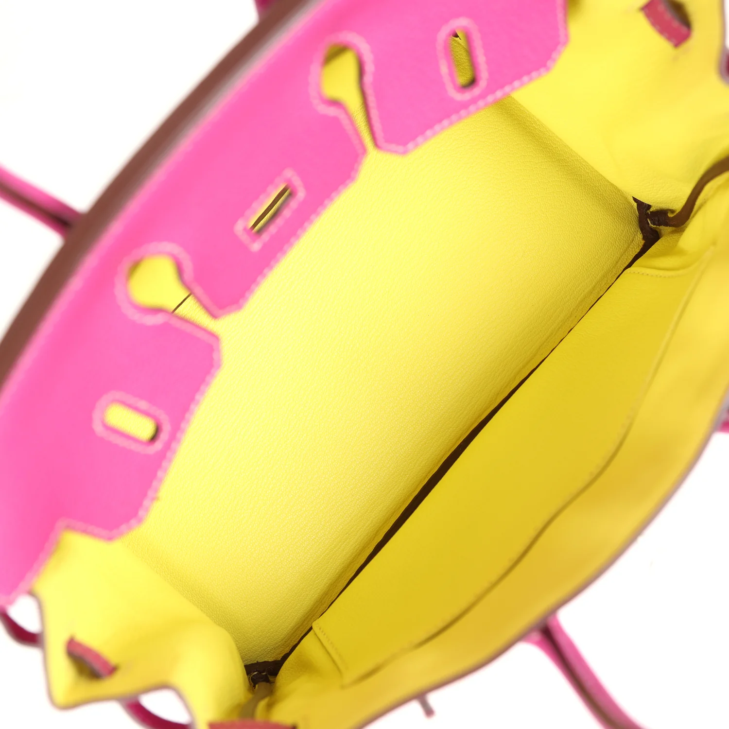 Replicate Hermes Special Order (HSS) Birkin 25 Rose Poupre Verso Togo Brushed Palladium Hardware(1:1 replica)