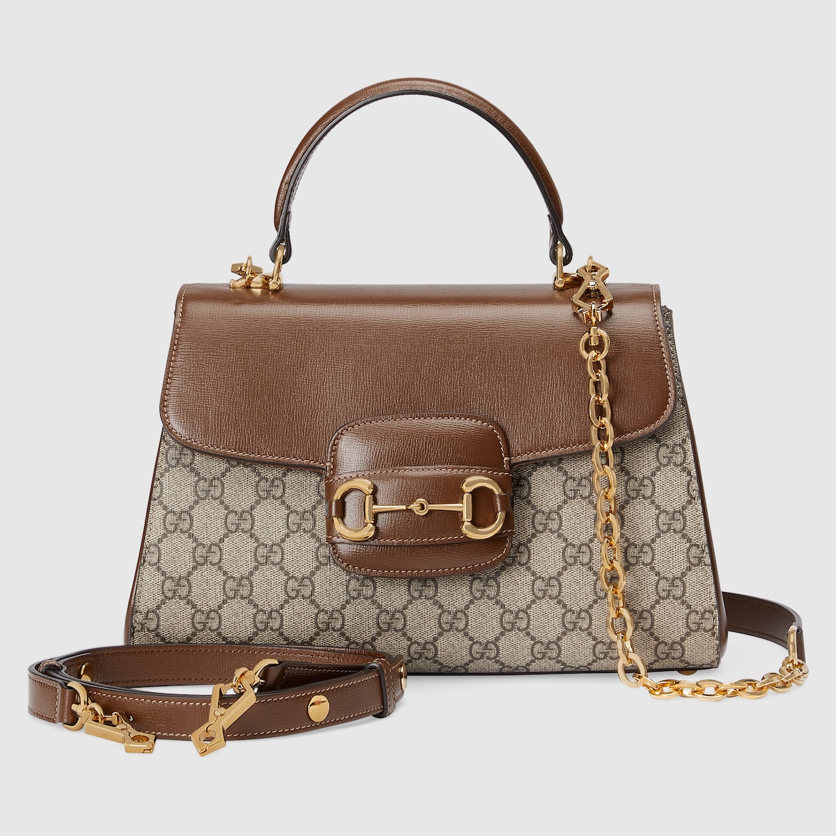 Replicate Gucci Horsebit 1955 Medium Top Handle Bag(1:1 replica)