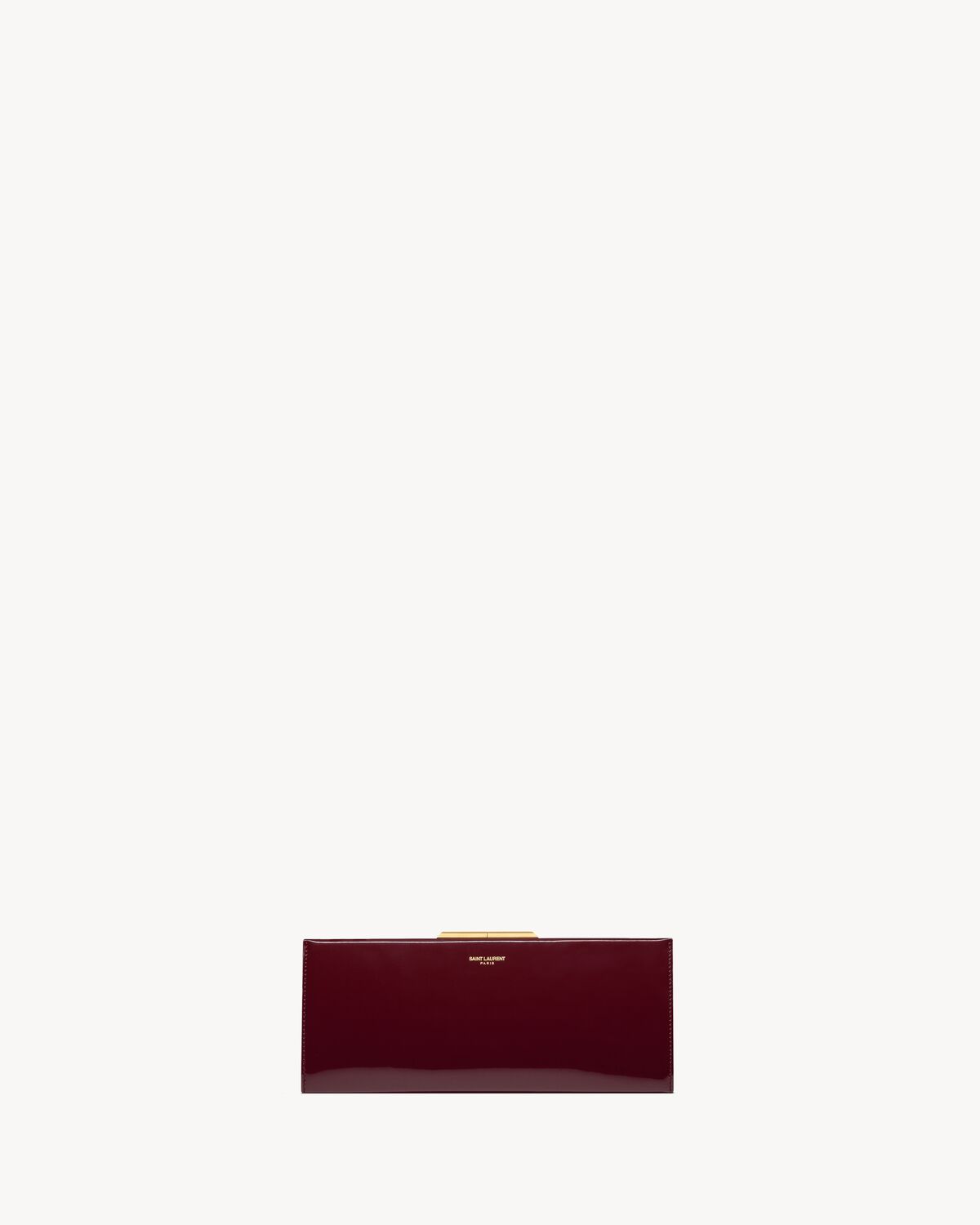 Replicate YSL Midnight Small Clutch In Lacquered Leather(1:1 replica)