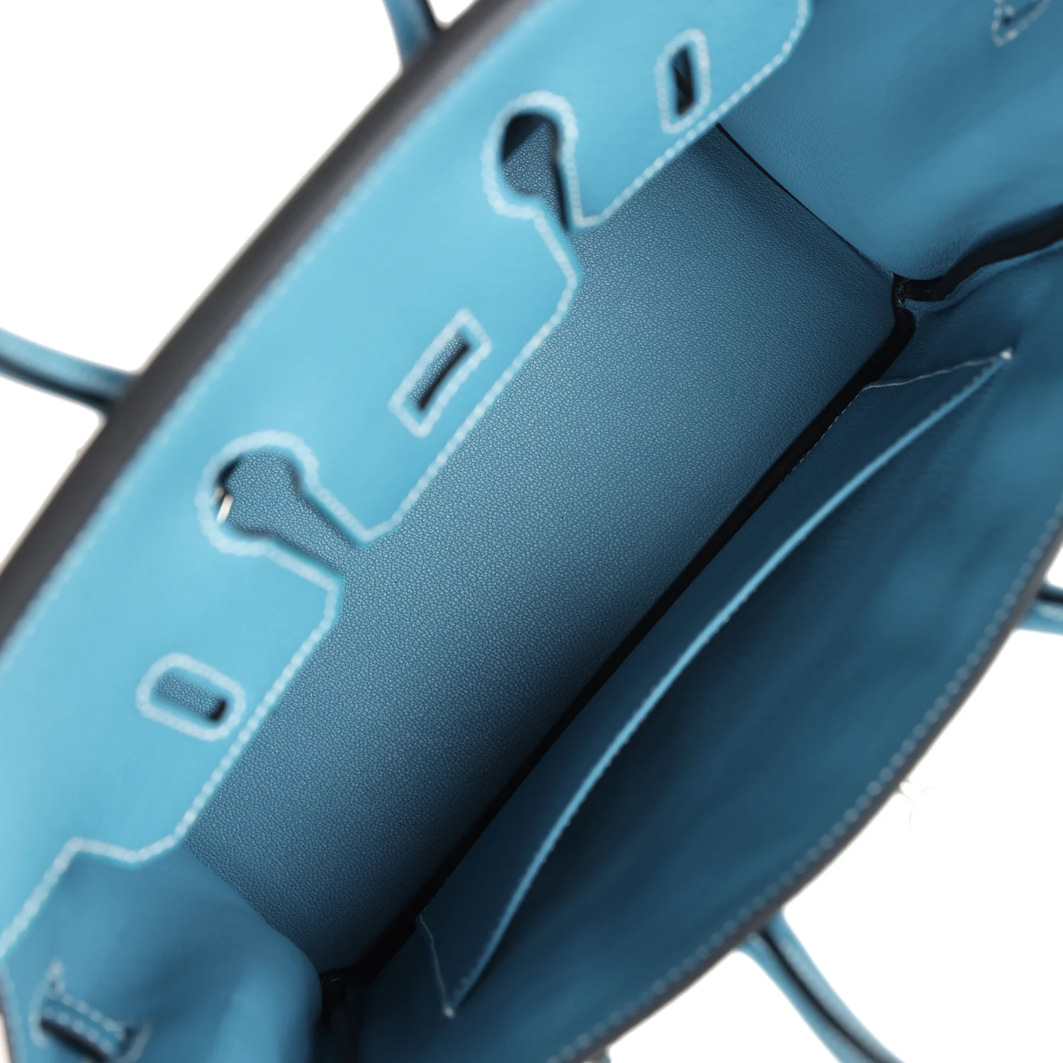 Replicate Hermes Birkin 25 Blue Jean Togo Palladium Hardware(1:1 replica)