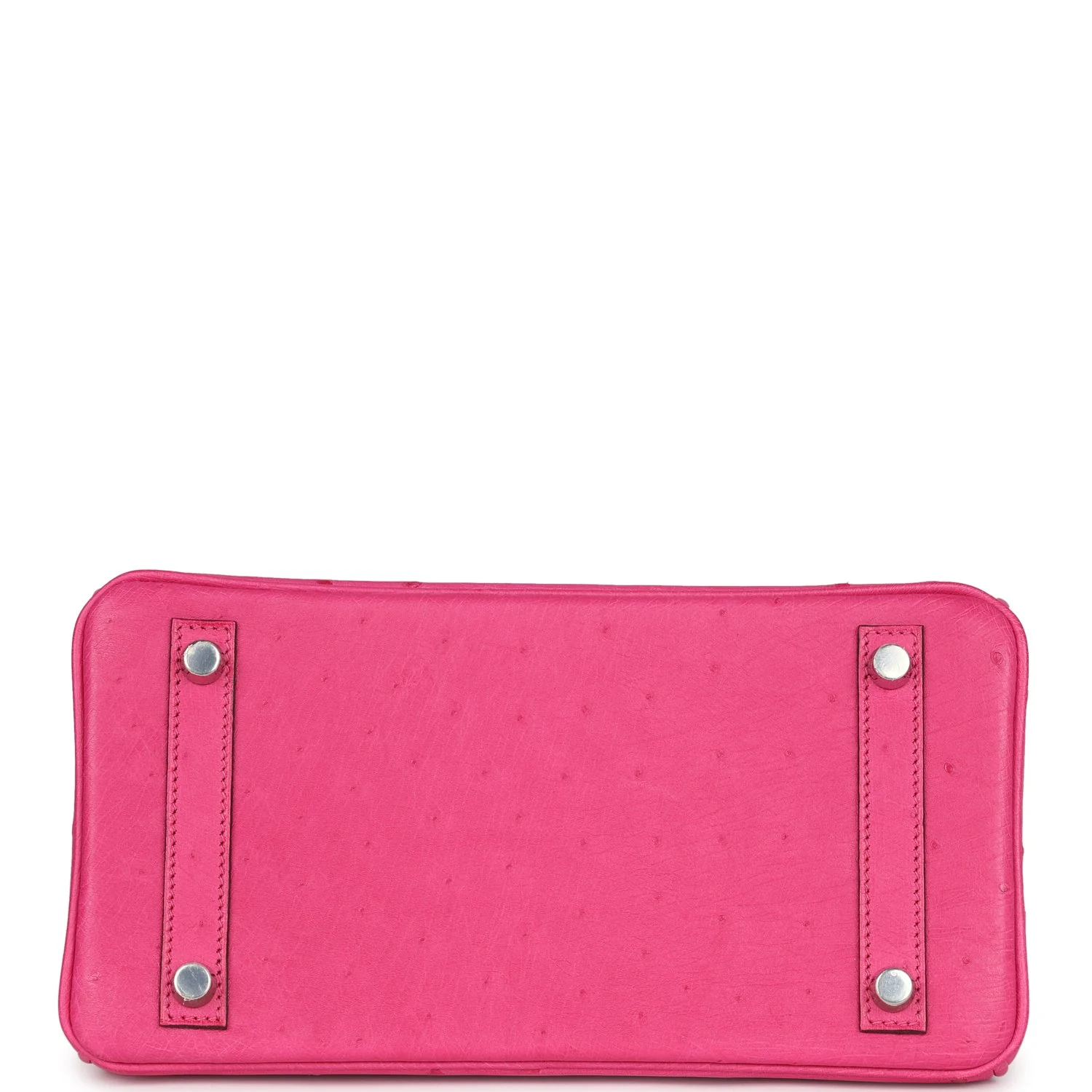 Replicate Hermes Birkin 25 Rose Tyrien Ostrich Palladium Hardware(1:1 replica)