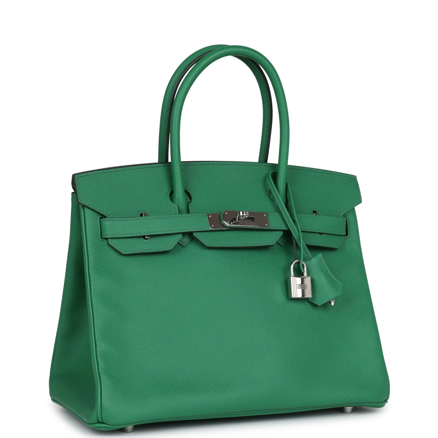 Replicate Hermes Birkin 30 Cactus Epsom Palladium Hardware(1:1 replica)