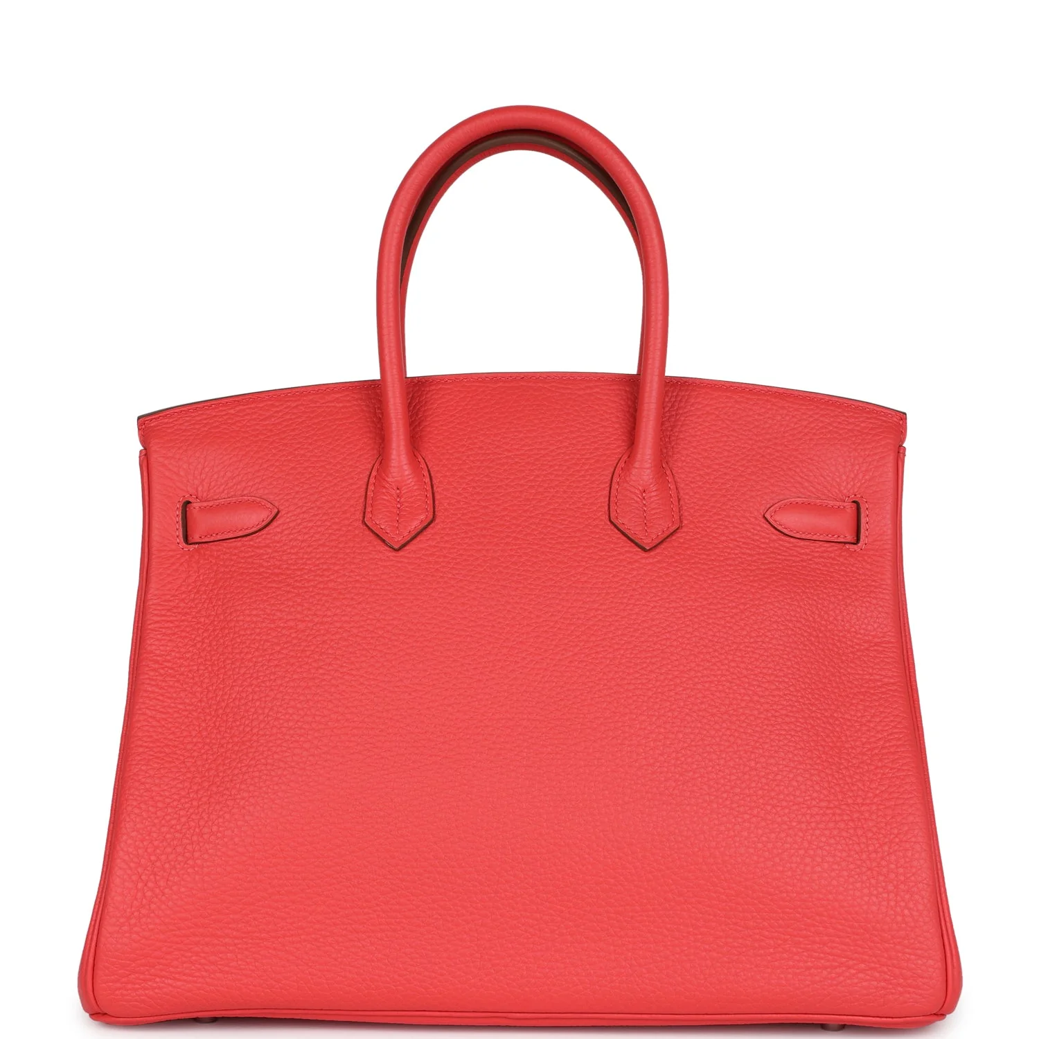 Replicate Hermes Birkin 35 Rose Jaipur Clemence Palladium Hardware(1:1 replica)