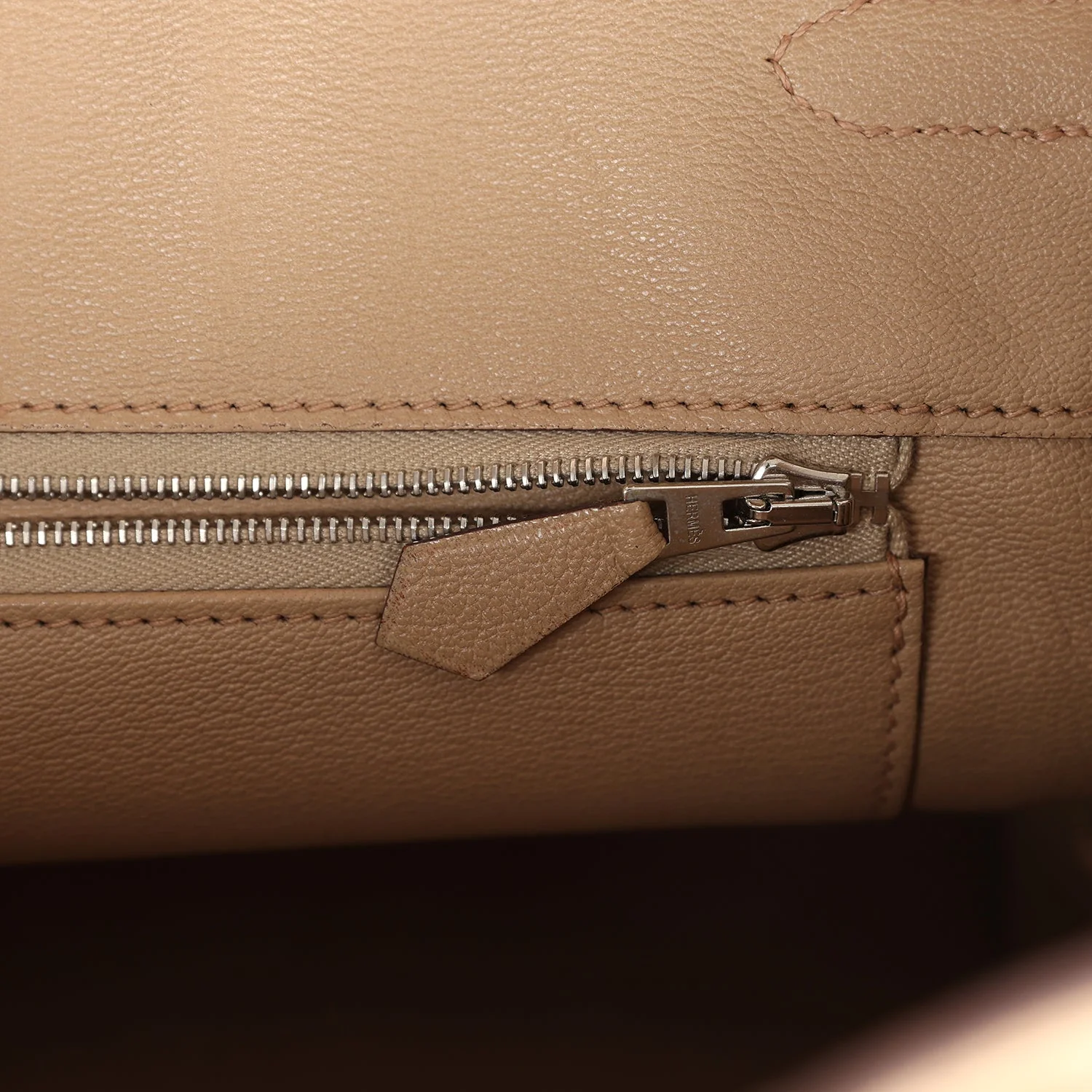 Replicate Hermes Birkin 35 Poussiere Matte Alligator Palladium Hardware(1:1 replica)