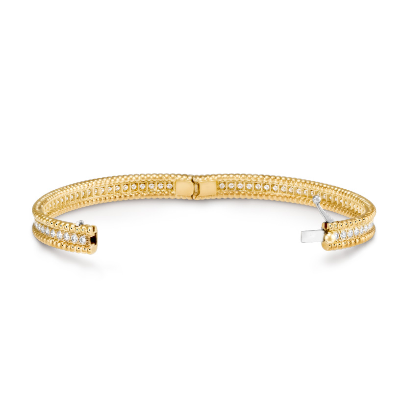 Replicate Perlée diamonds bracelet, 1 row, medium model(1:1 replica)