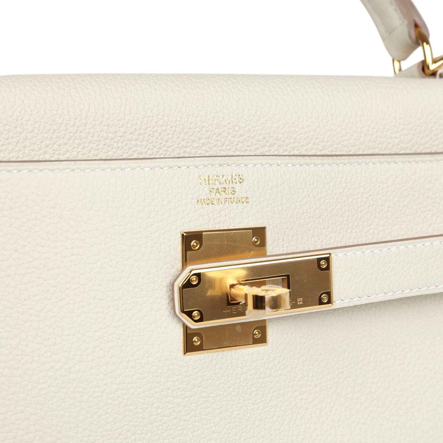Replicate Hermes Kelly Retourne 32 Craie Togo Gold Hardware(1:1 replica)