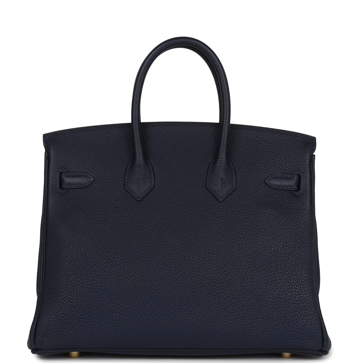 Replicate Hermes Birkin 25 Bleu Nuit Togo Gold Hardware(1:1 replica)