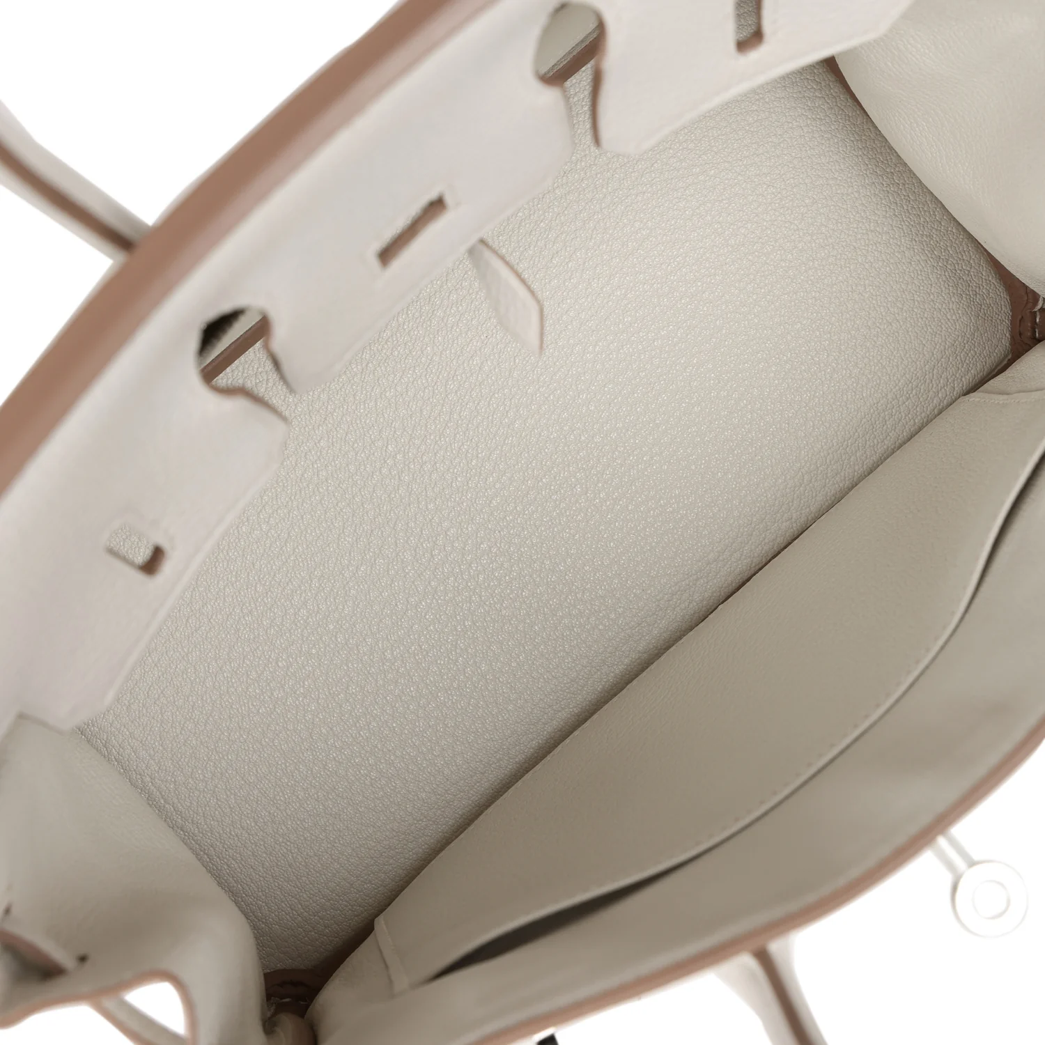Replicate Hermes Birkin 25 Gris Pale Togo Palladium Hardware(1:1 replica)