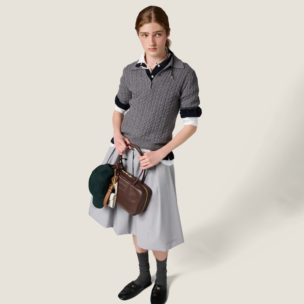 Replicate Beau leather top-handle bag(1:1 replica)