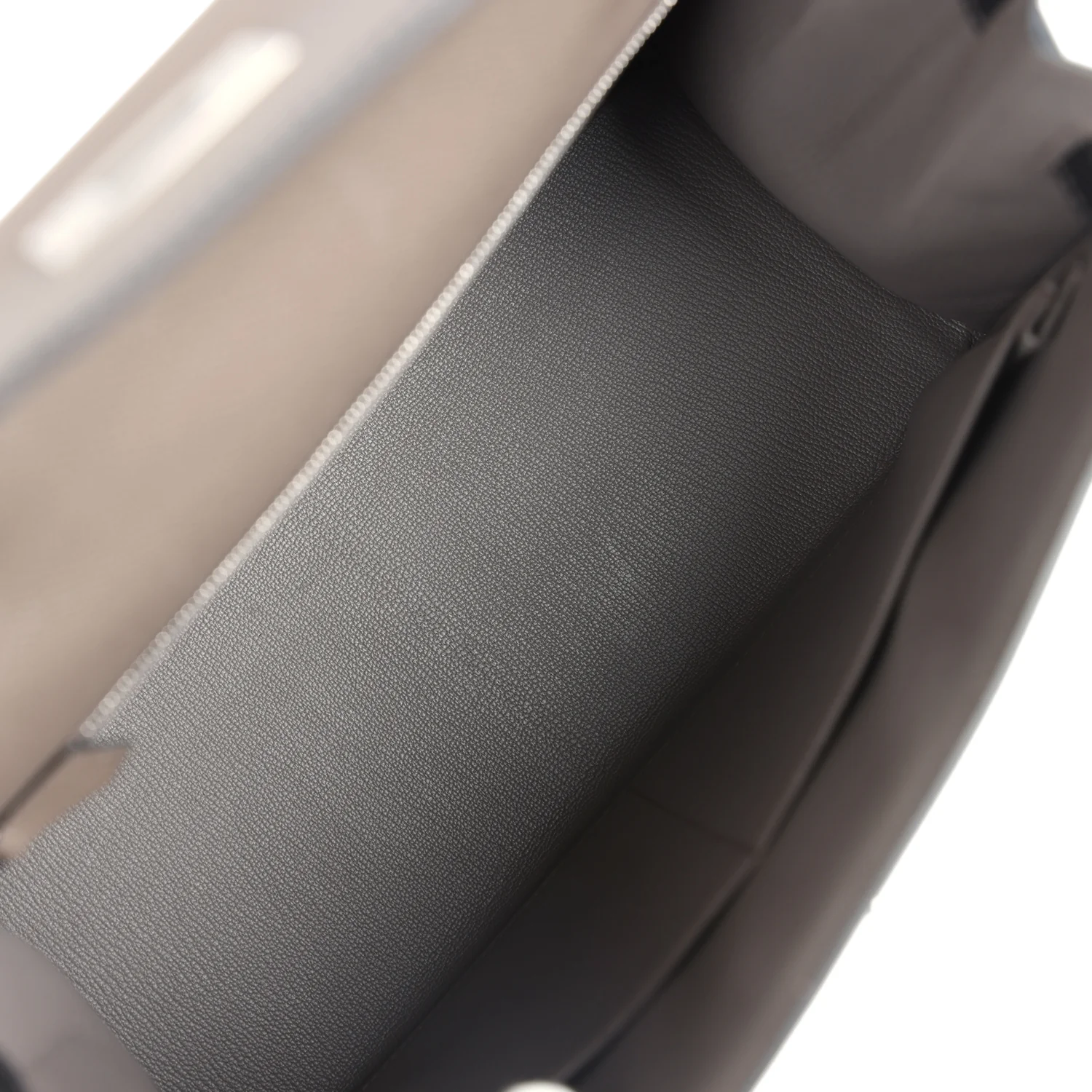 Replicate Hermes Special Order (HSS) Kelly Sellier 28 Etain and Black Epsom Brushed Palladium Hardware(1:1 replica)