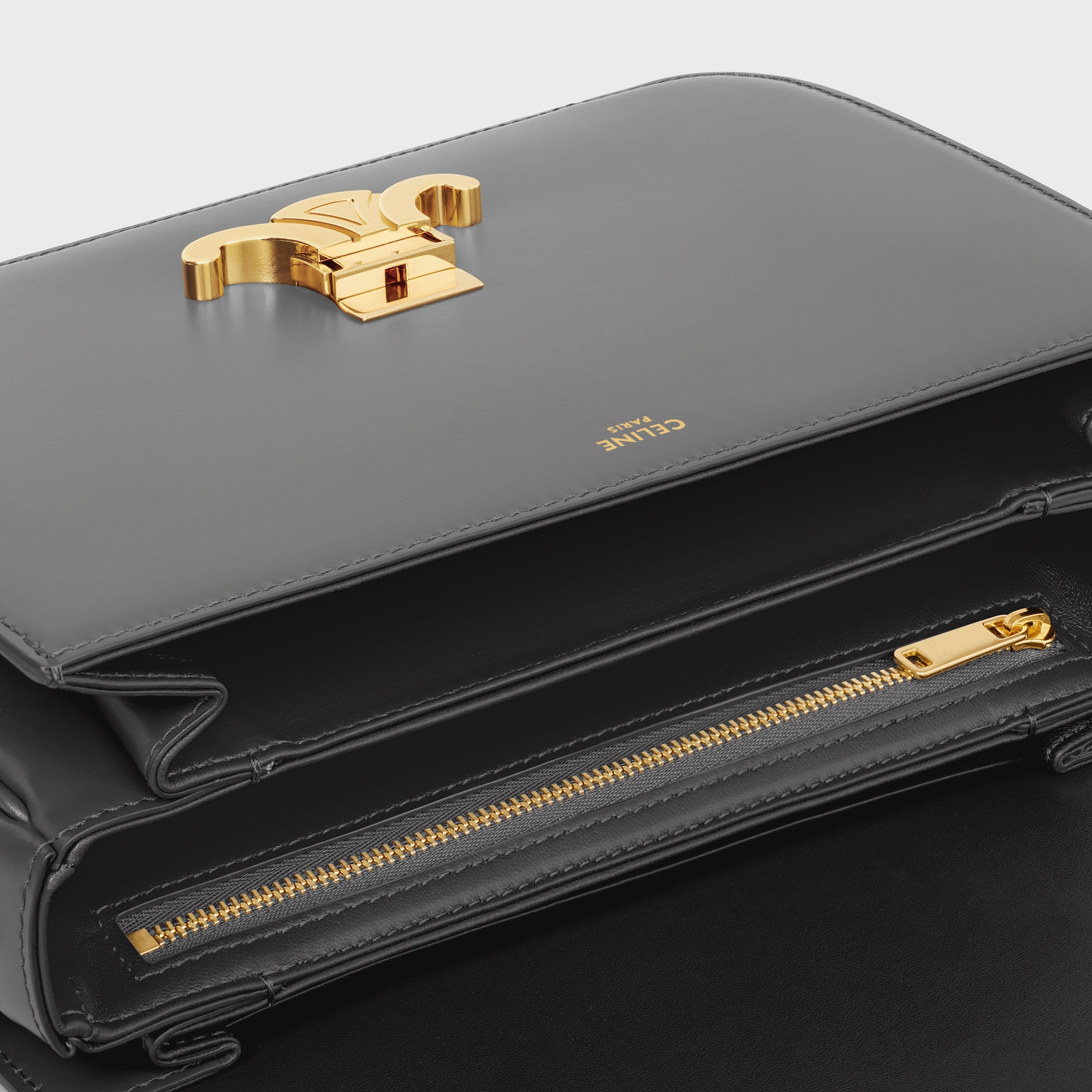 Replicate CLASSIQUE TRIOMPHE BAG IN SHINY CALFSKIN(1:1 replica)