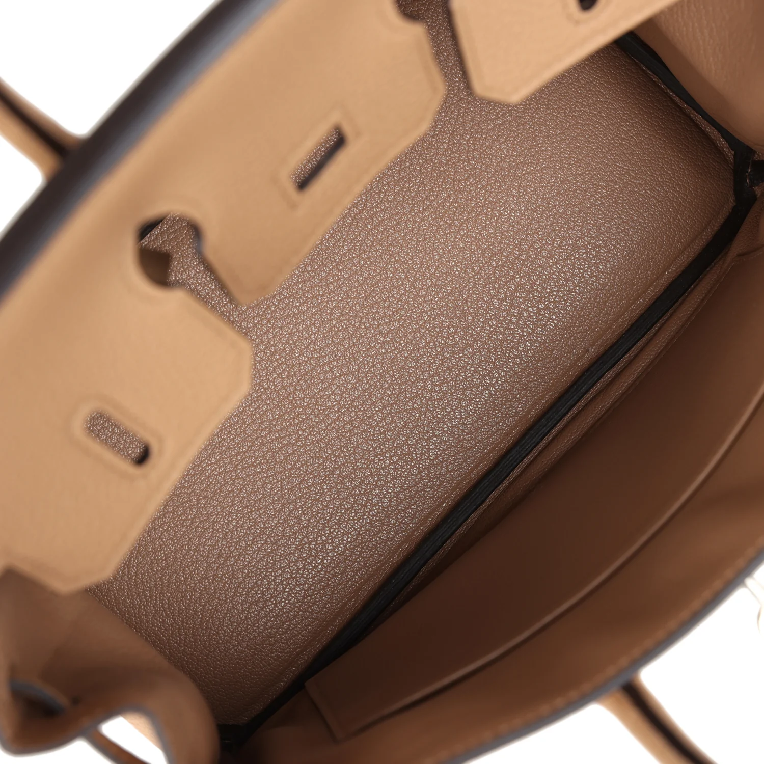 Replicate Hermes Birkin 25 Chai Togo Palladium Hardware(1:1 replica)