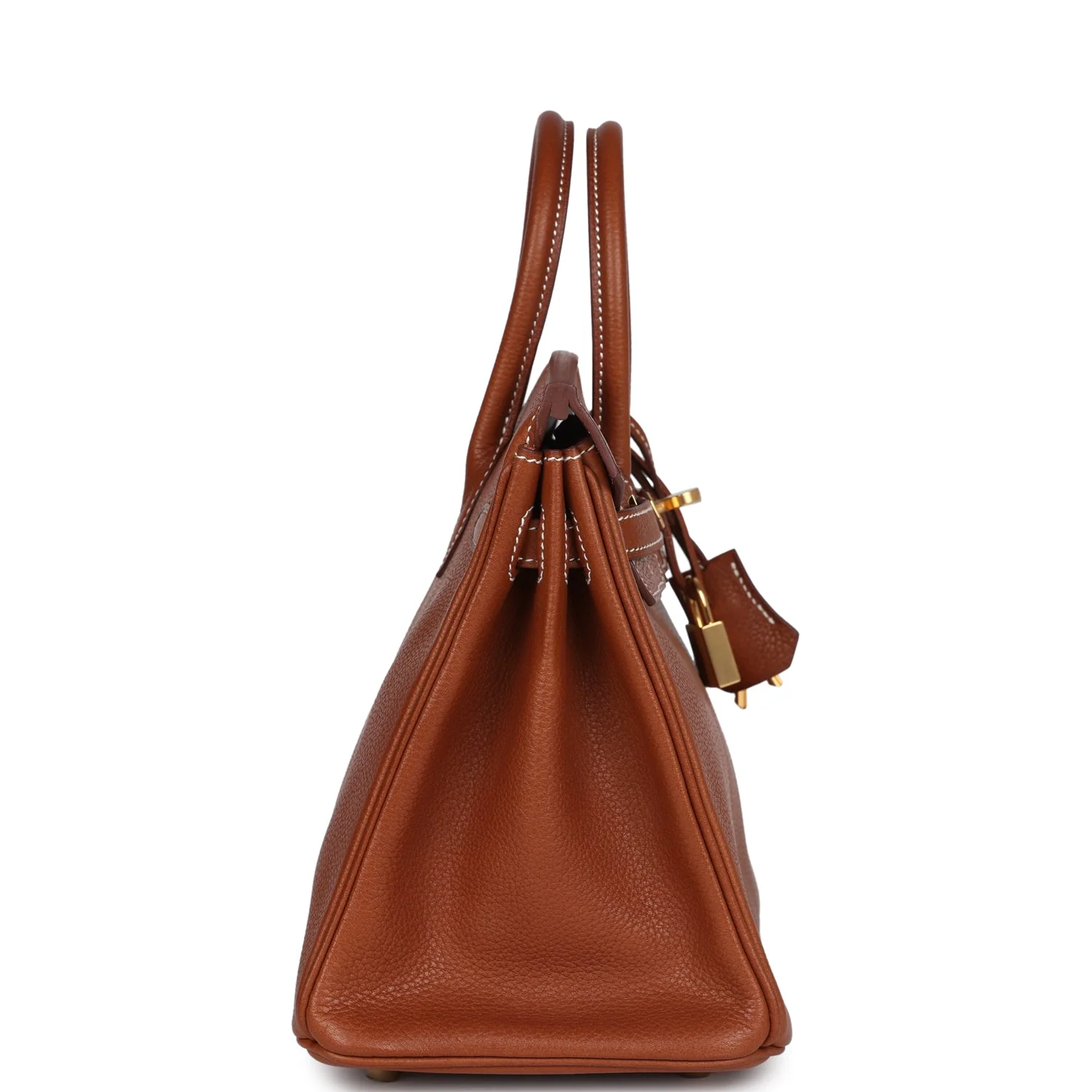 Replicate Hermes Birkin 25 Fauve Barenia Faubourg Gold Hardware(1:1 replica)