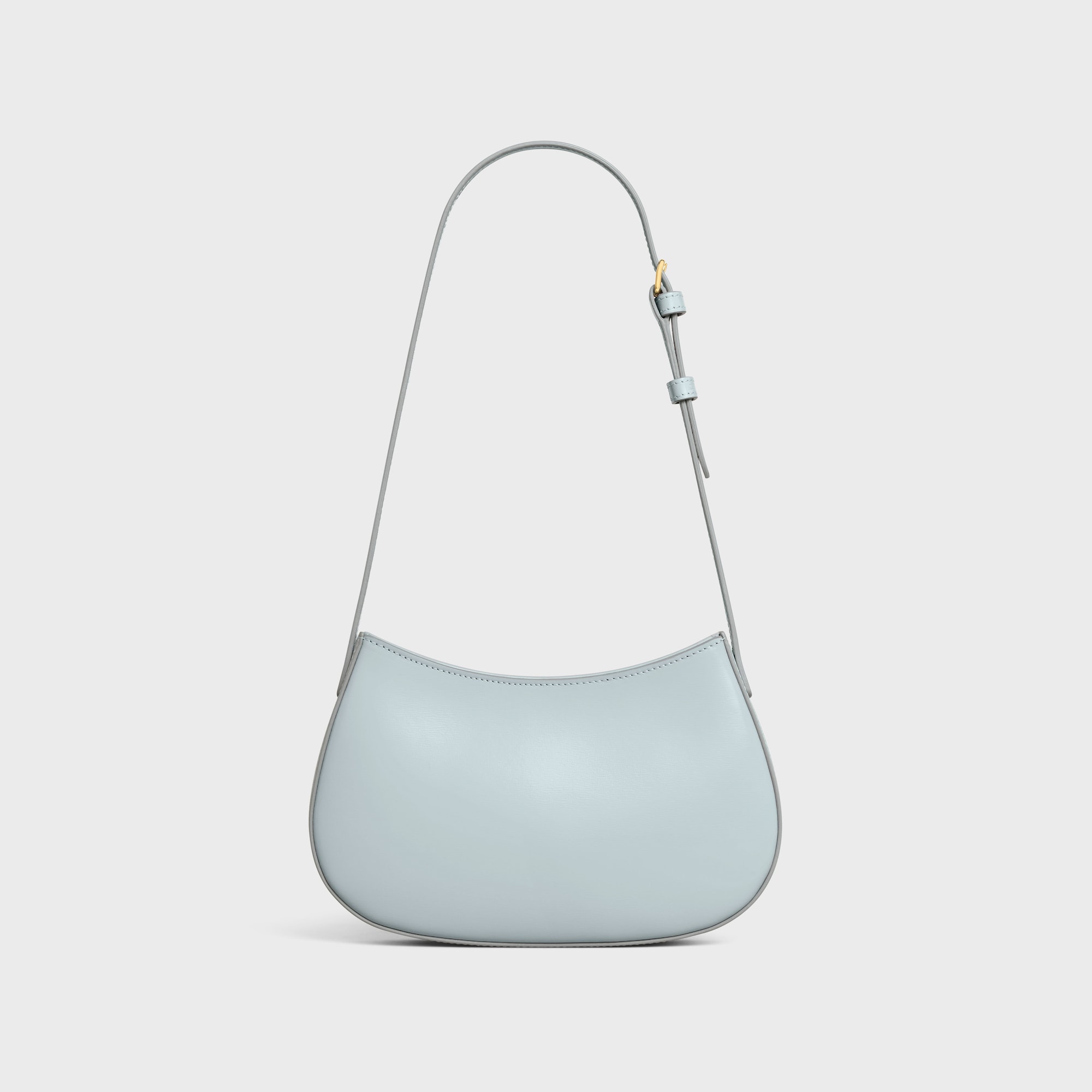 Replicate MEDIUM TILLY BAG IN SHINY CALFSKIN ICE BLUE(1:1 replica)