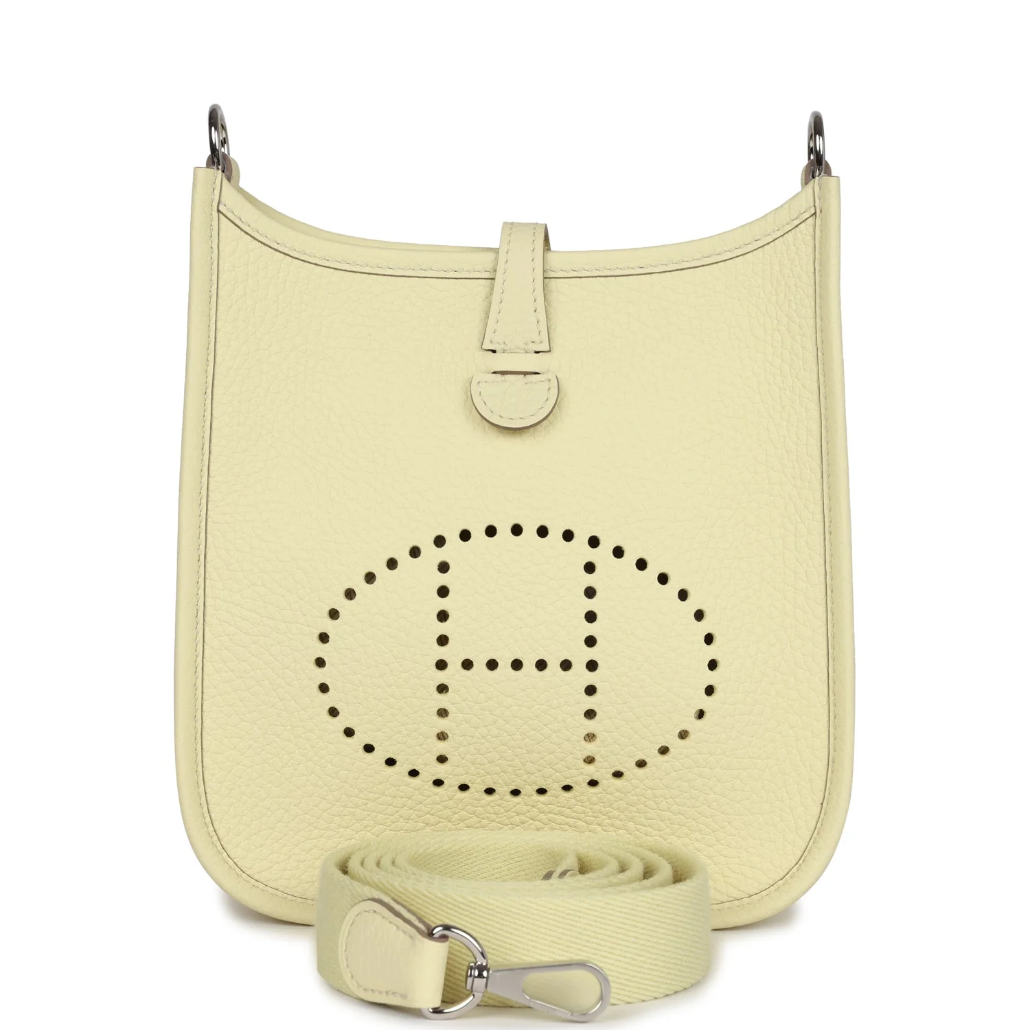 Replicate Hermes Evelyne TPM Jaune Milton Clemence Palladium Hardware(1:1 replica)
