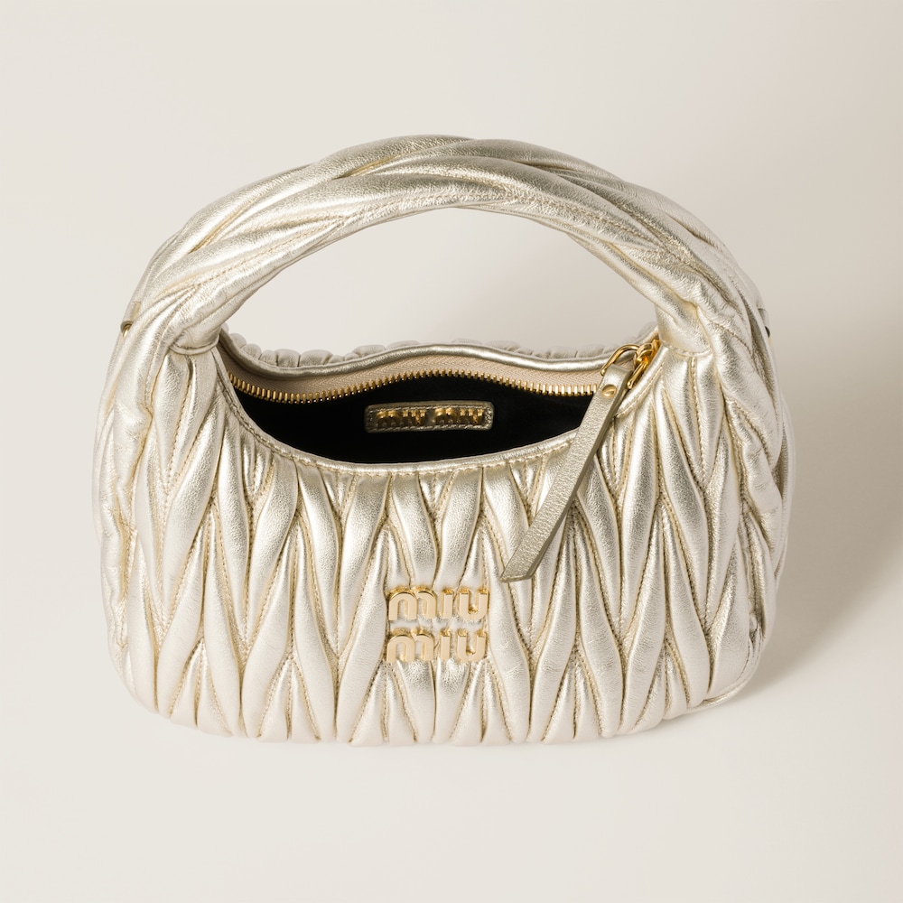 Replicate Wander matelassé nappa leather hobo bag(1:1 replica)