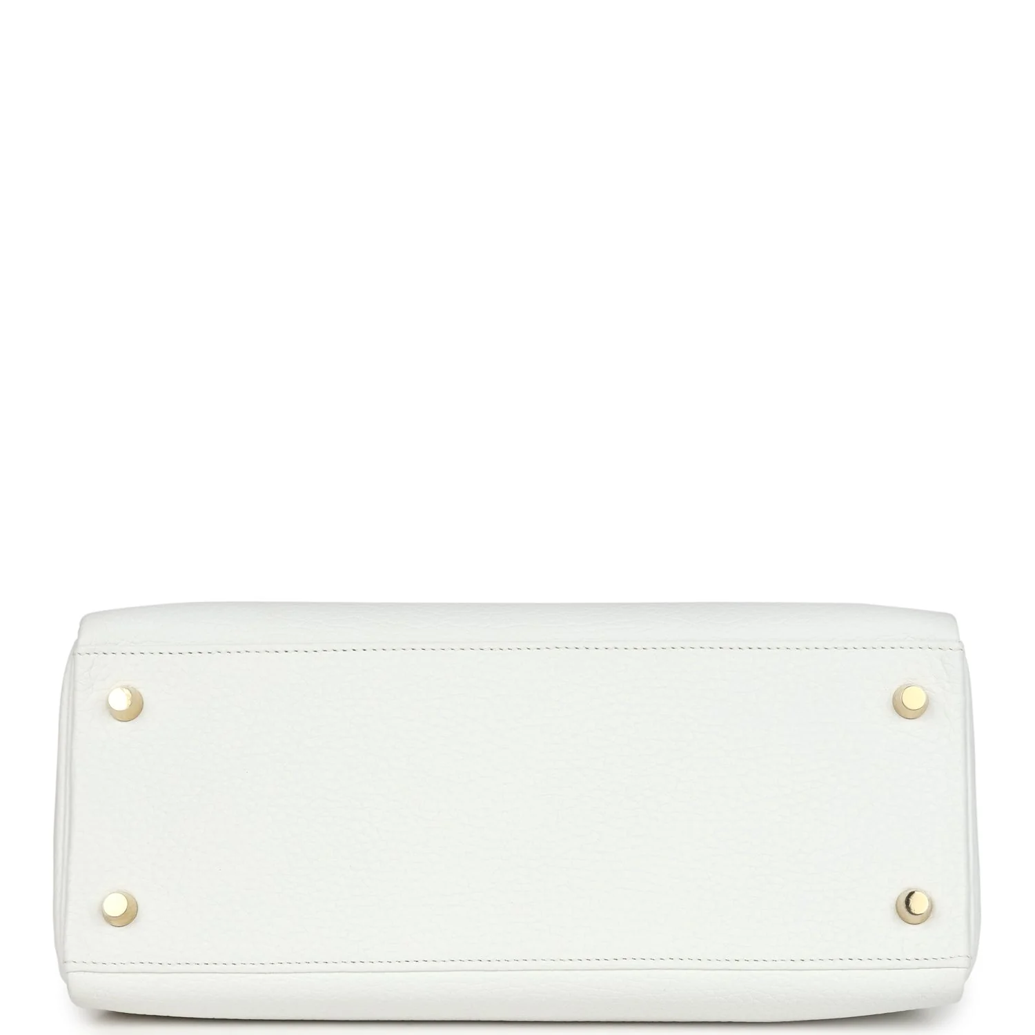 Replicate Hermes Kelly Retourne 28 White Clemence Gold Hardware(1:1 replica)
