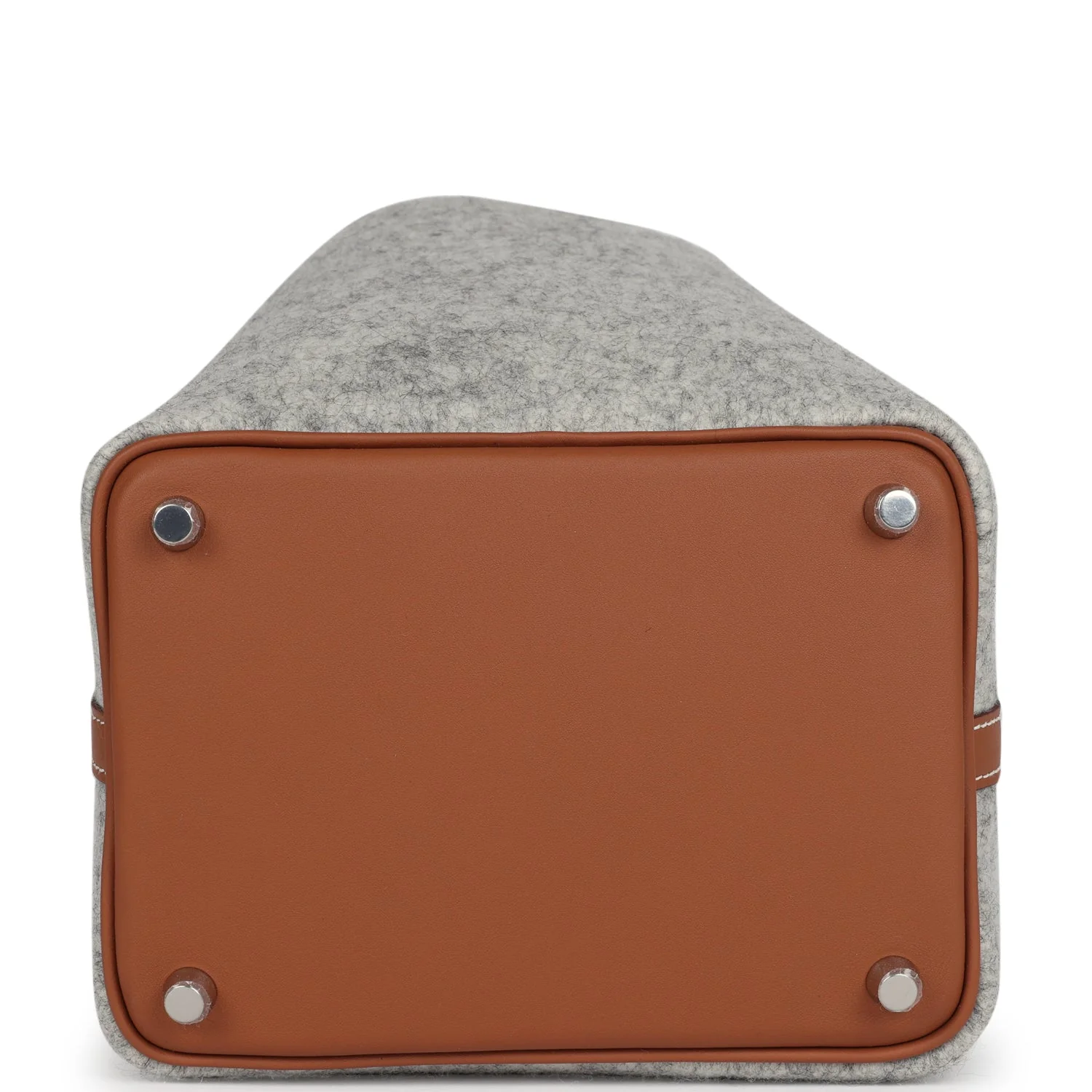 Replicate Hermes Picotin Lock 18 Gris Clair Feutre and Gold Swift Palladium Hardware(1:1 replica)