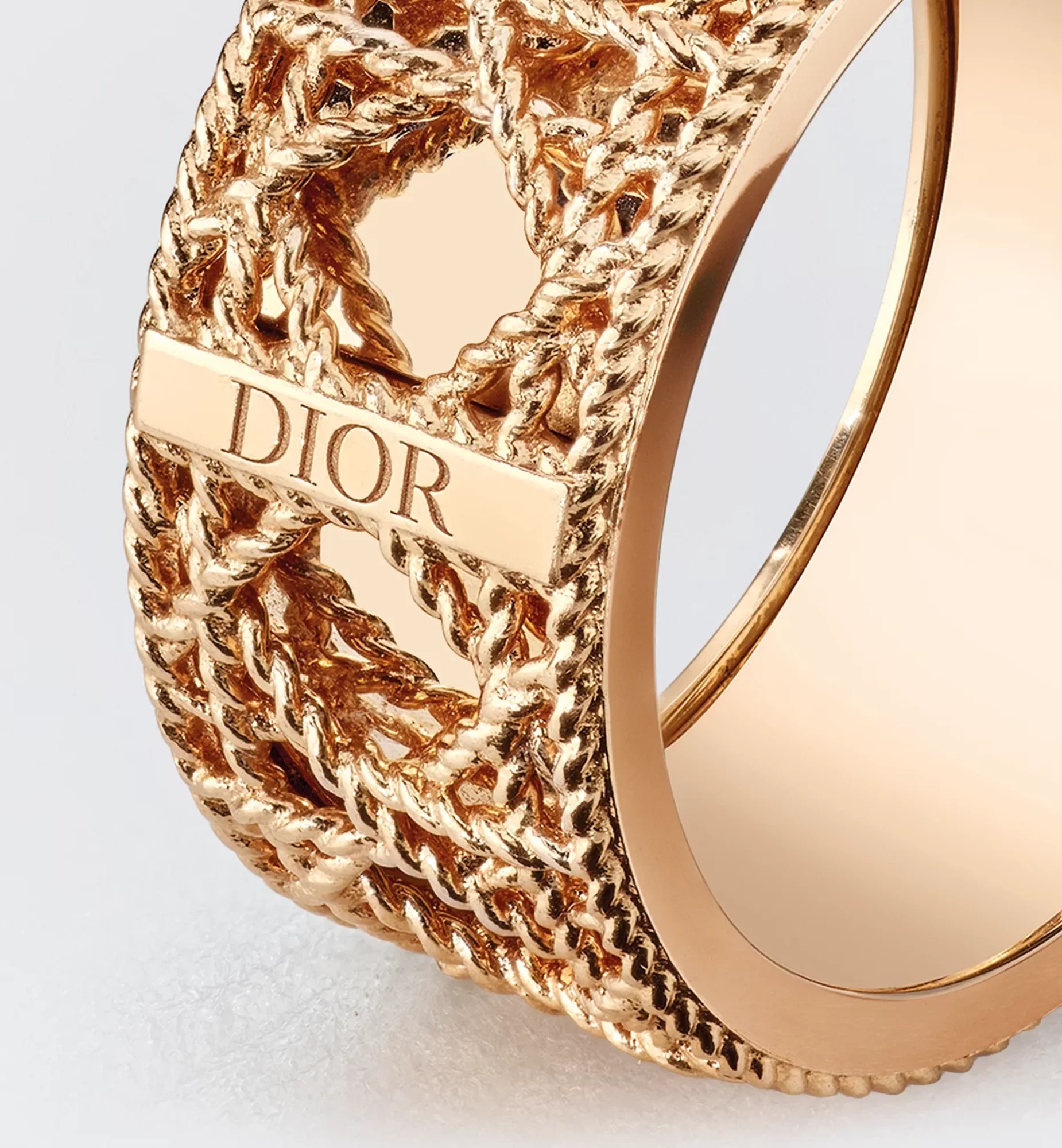 Replicate My Dior Ring Pink Gold(1:1 replica)