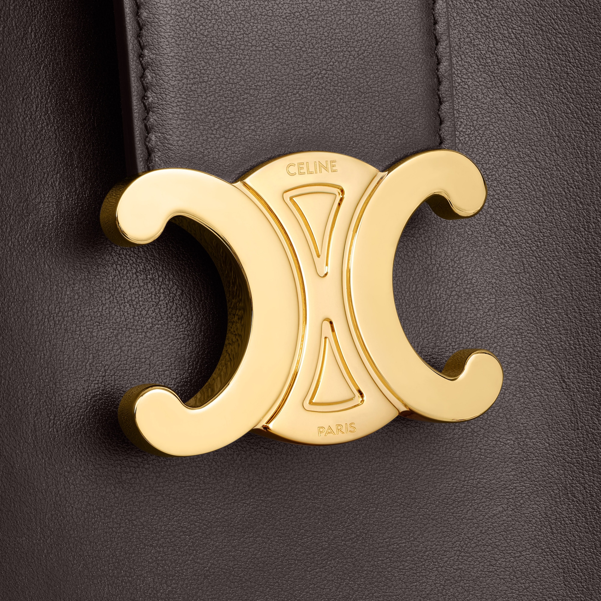 Replicate MEDIUM LOUISE BAG IN SMOOTH CALFSKIN EBONY(1:1 replica)