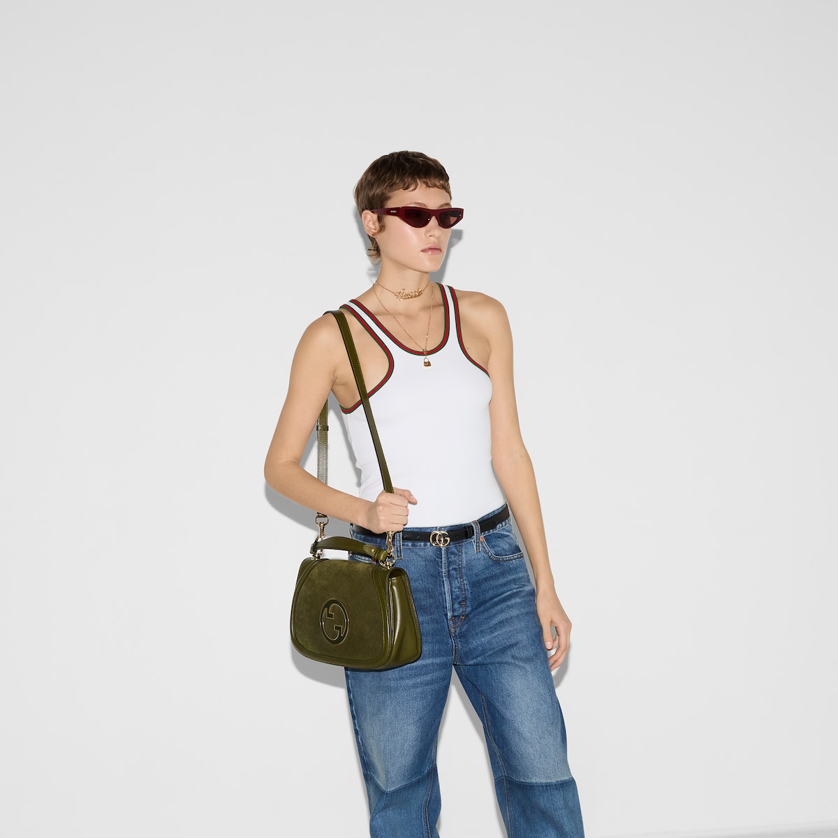 Replicate Gucci Blondie Medium Top Handle Bag(1:1 replica)