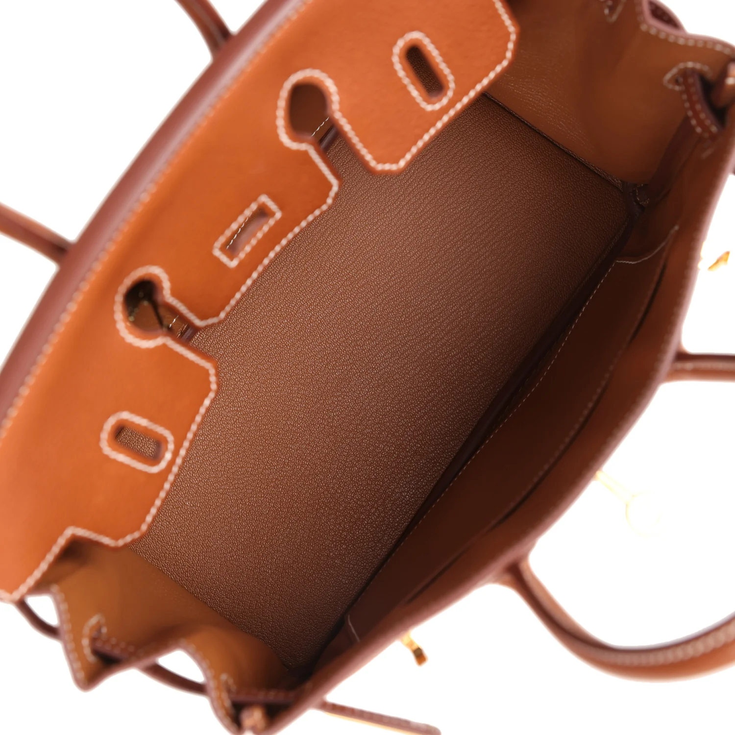 Replicate Hermes Birkin 25 Fauve Barenia Faubourg Gold Hardware(1:1 replica)