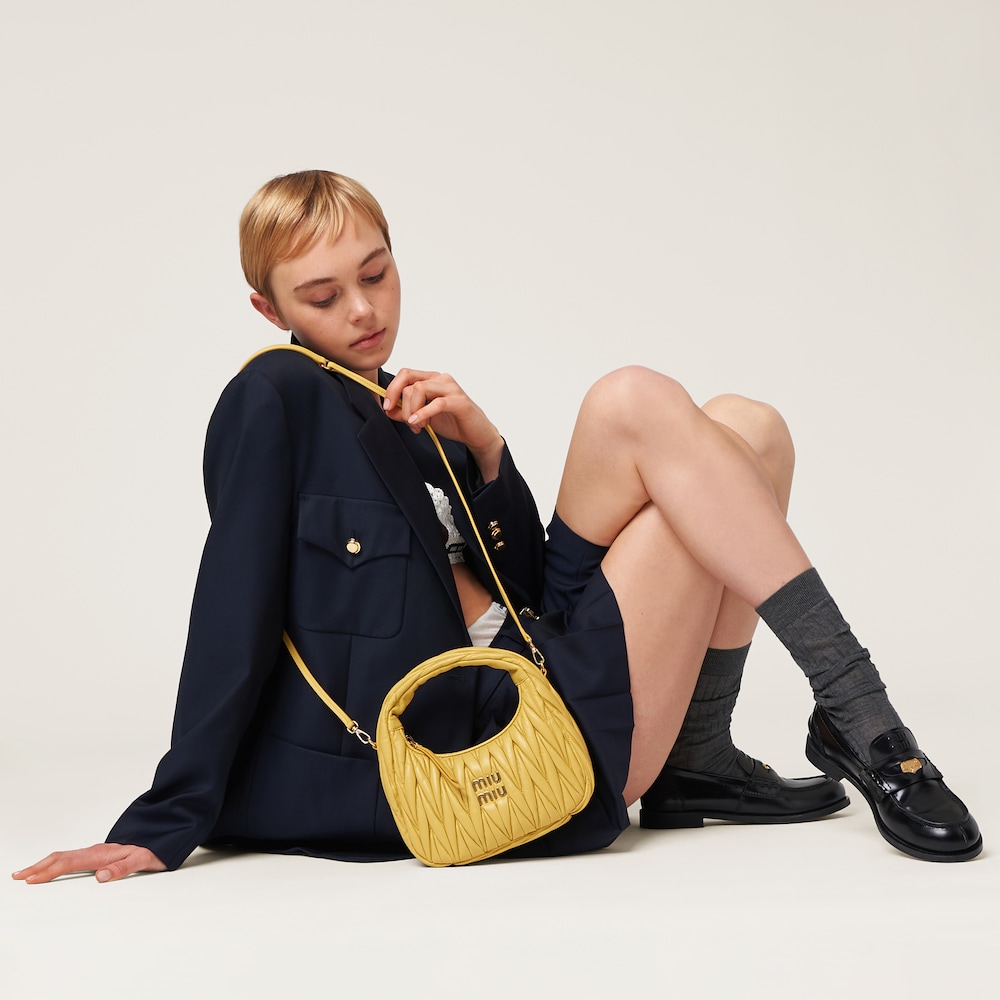 Replicate Wander matelassé nappa leather hobo bag(1:1 replica)