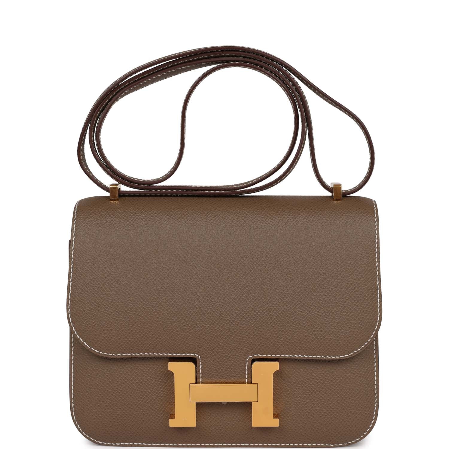 Replicate Hermes Constance 18 Etoupe Epsom Gold Hardware(1:1 replica)